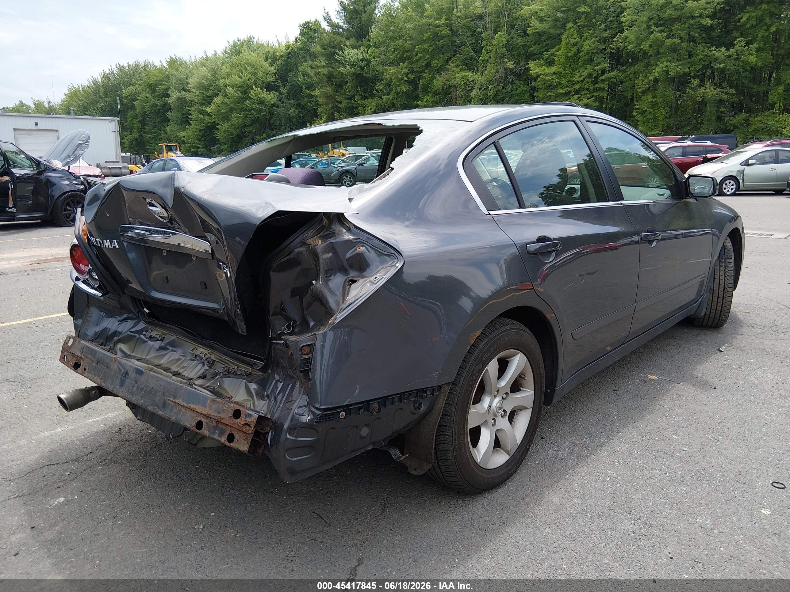 2008 Nissan Altima 2.5 S Gray vin: 1N4AL21E48N429003