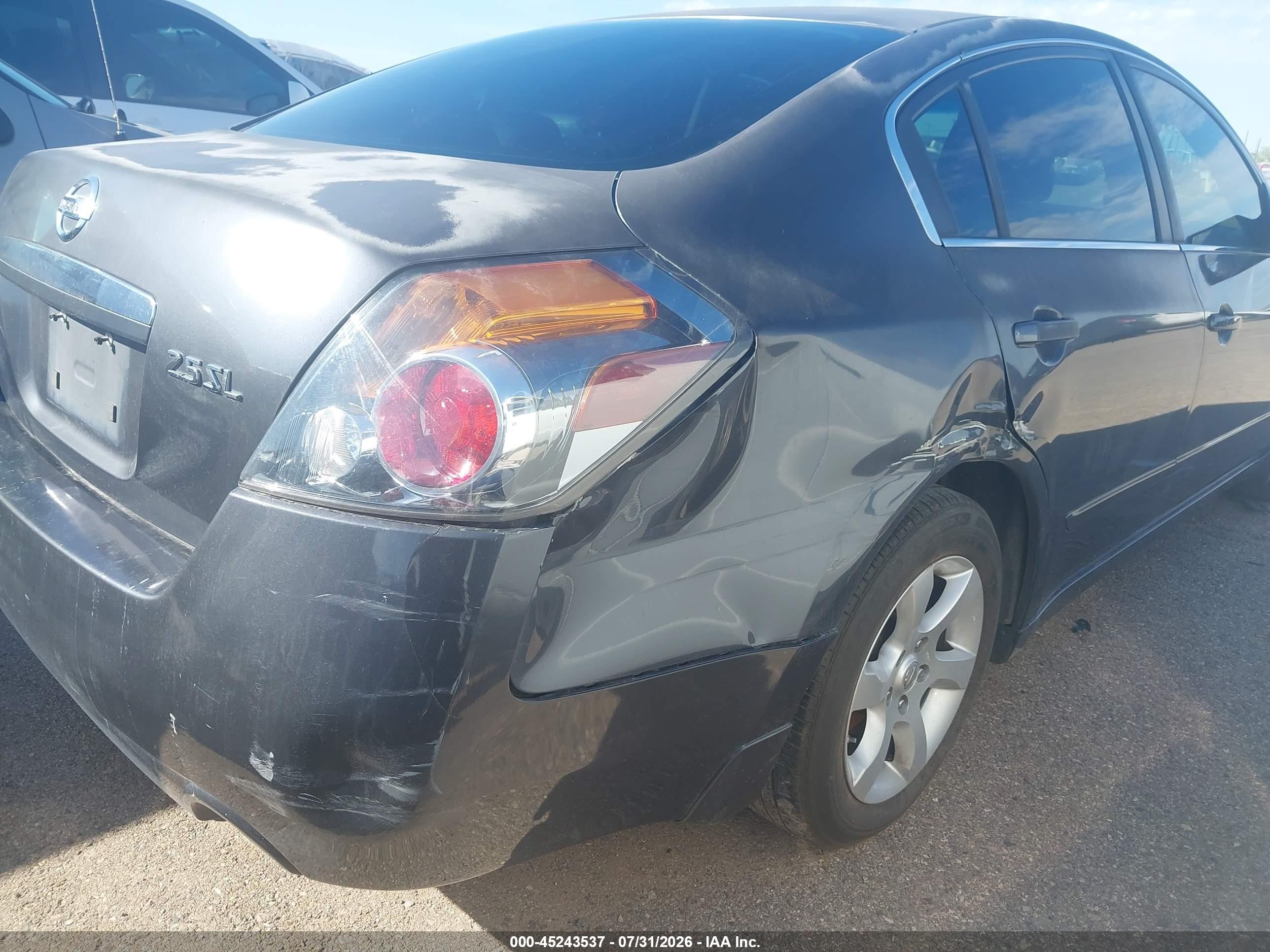 2008 Nissan Altima 2.5 S Gray vin: 1N4AL21E48N435786