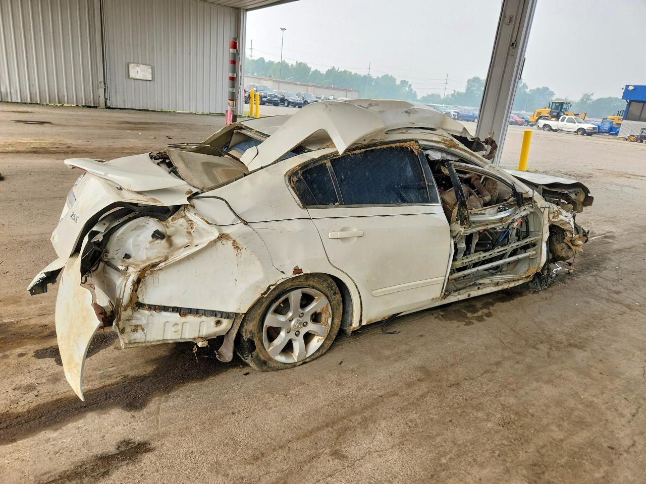 2008 Nissan Altima 2.5 White vin: 1N4AL21E48N465452