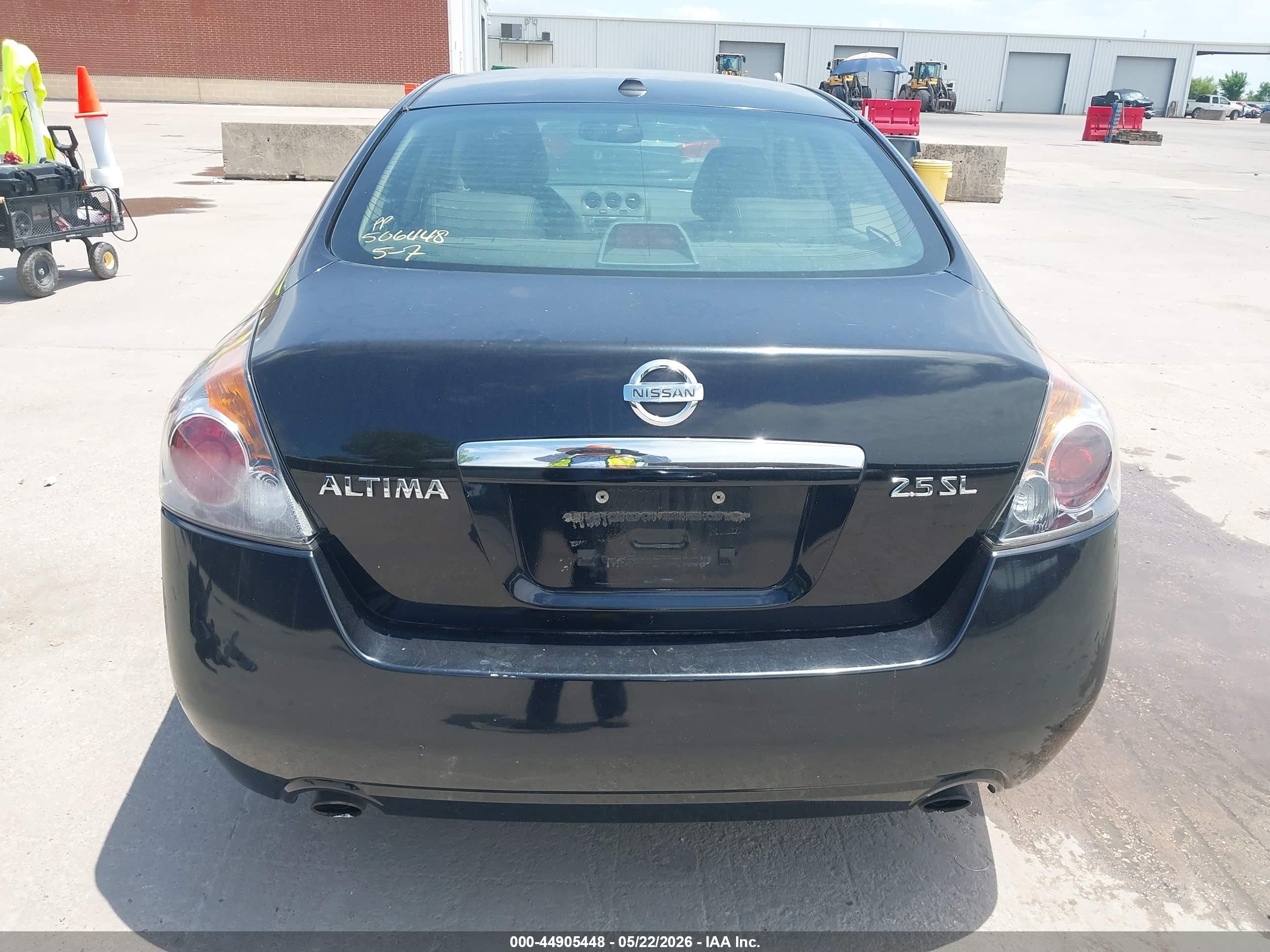 2008 Nissan Altima 2.5 S Black vin: 1N4AL21E48N468335