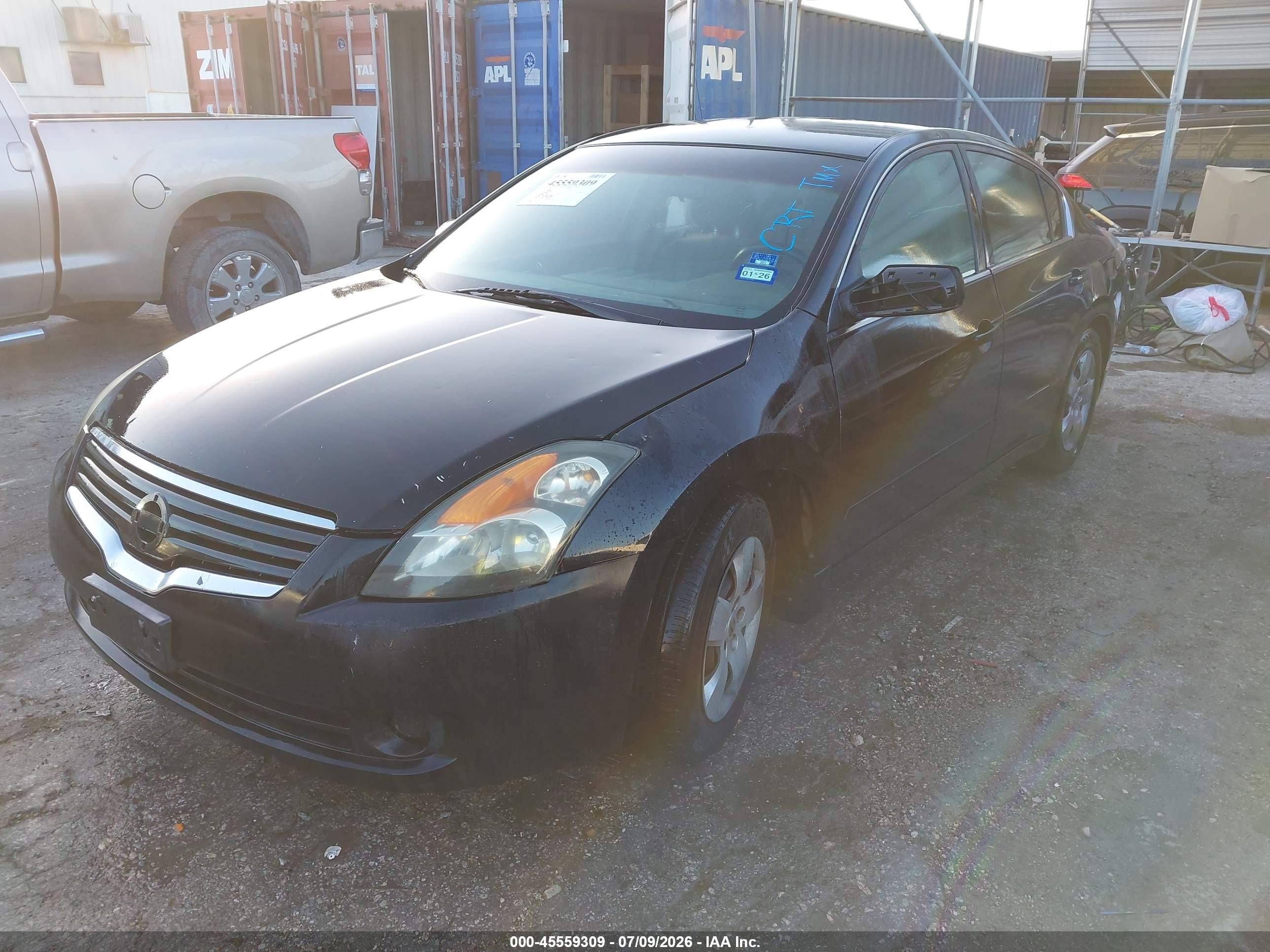 2008 Nissan Altima 2.5 S Черный vin: 1N4AL21E48N476242