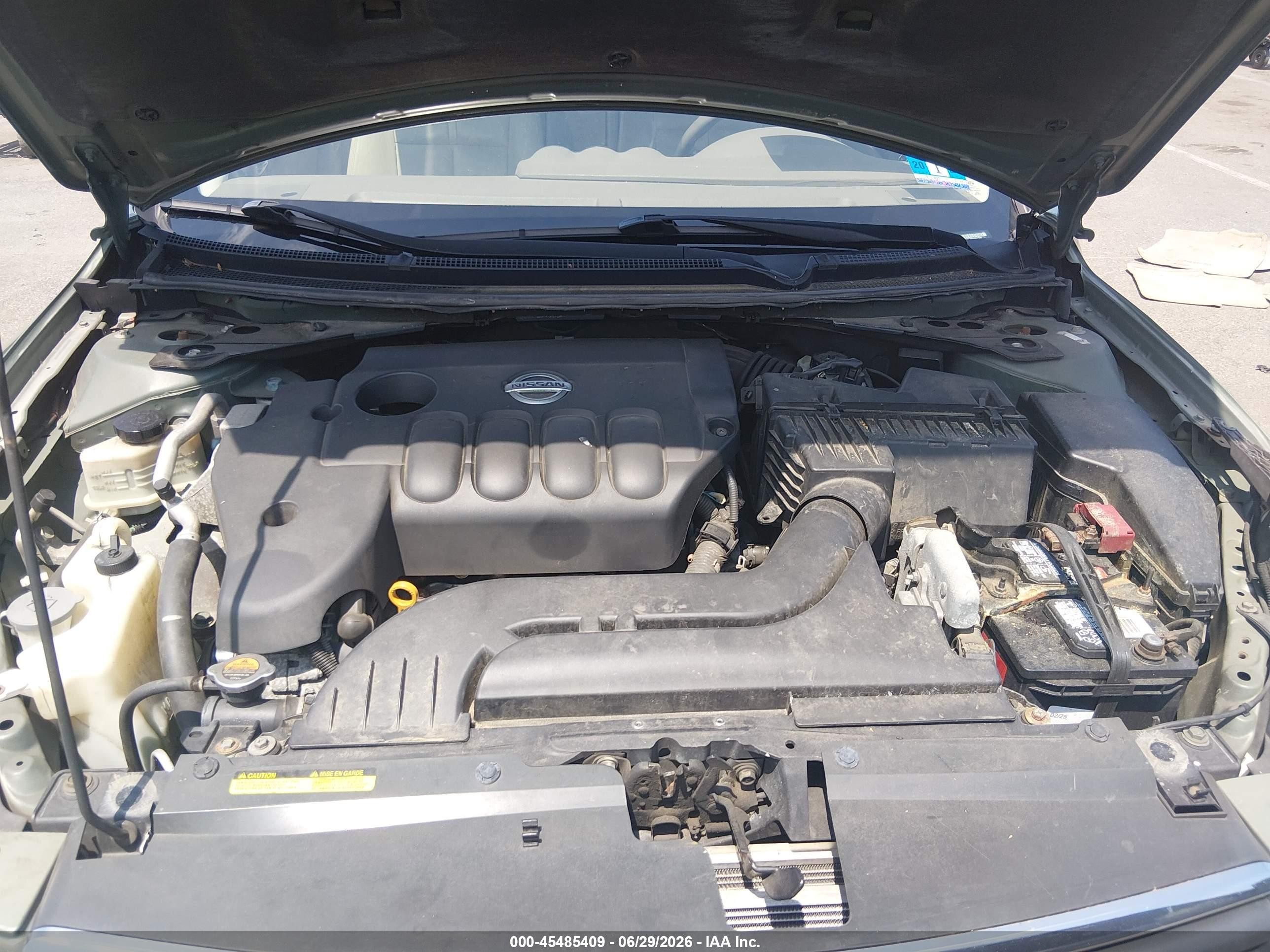 2008 Nissan Altima 2.5 Sl Green vin: 1N4AL21E48N480209