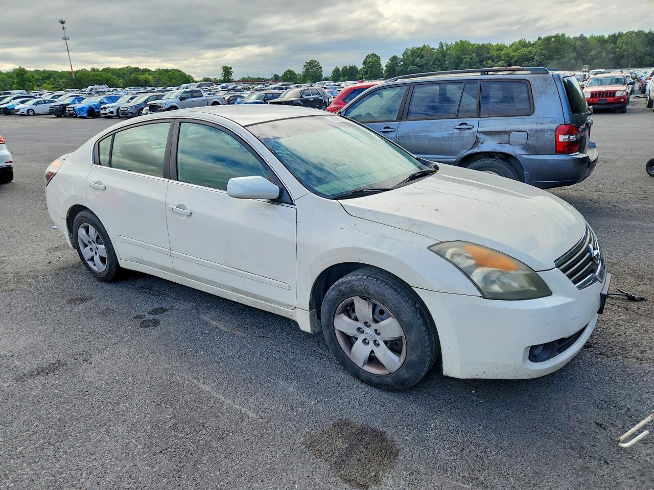 2008 Nissan Altima 2.5 White vin: 1N4AL21E48N527030