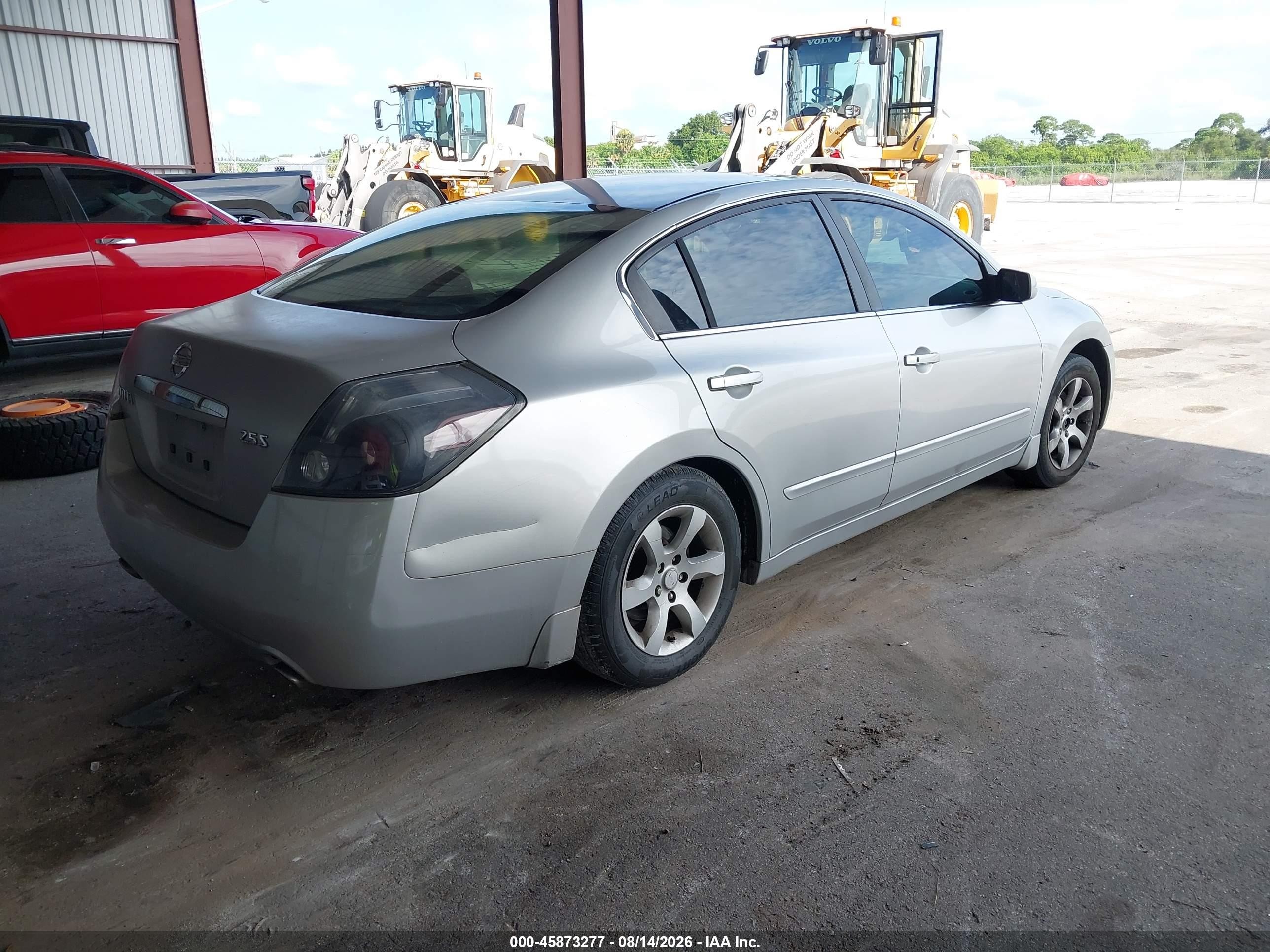 2008 Nissan Altima 2.5 S Silver vin: 1N4AL21E48N535838