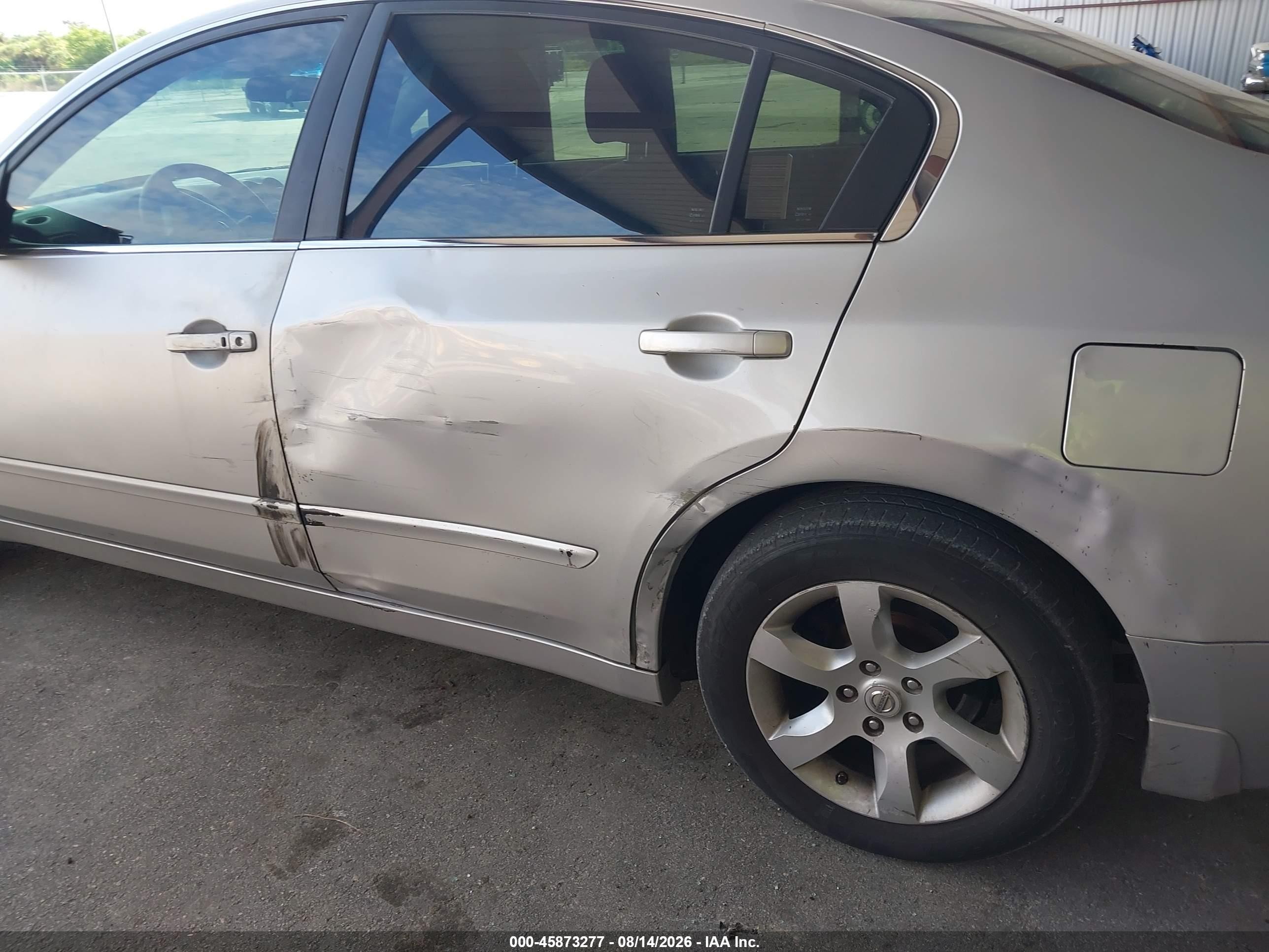 2008 Nissan Altima 2.5 S Silver vin: 1N4AL21E48N535838
