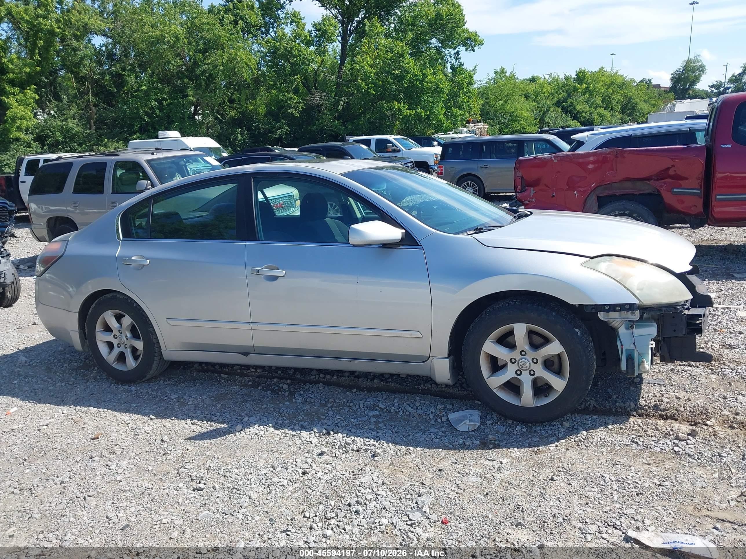 2008 Nissan Altima 2.5 S Gray vin: 1N4AL21E48N539100