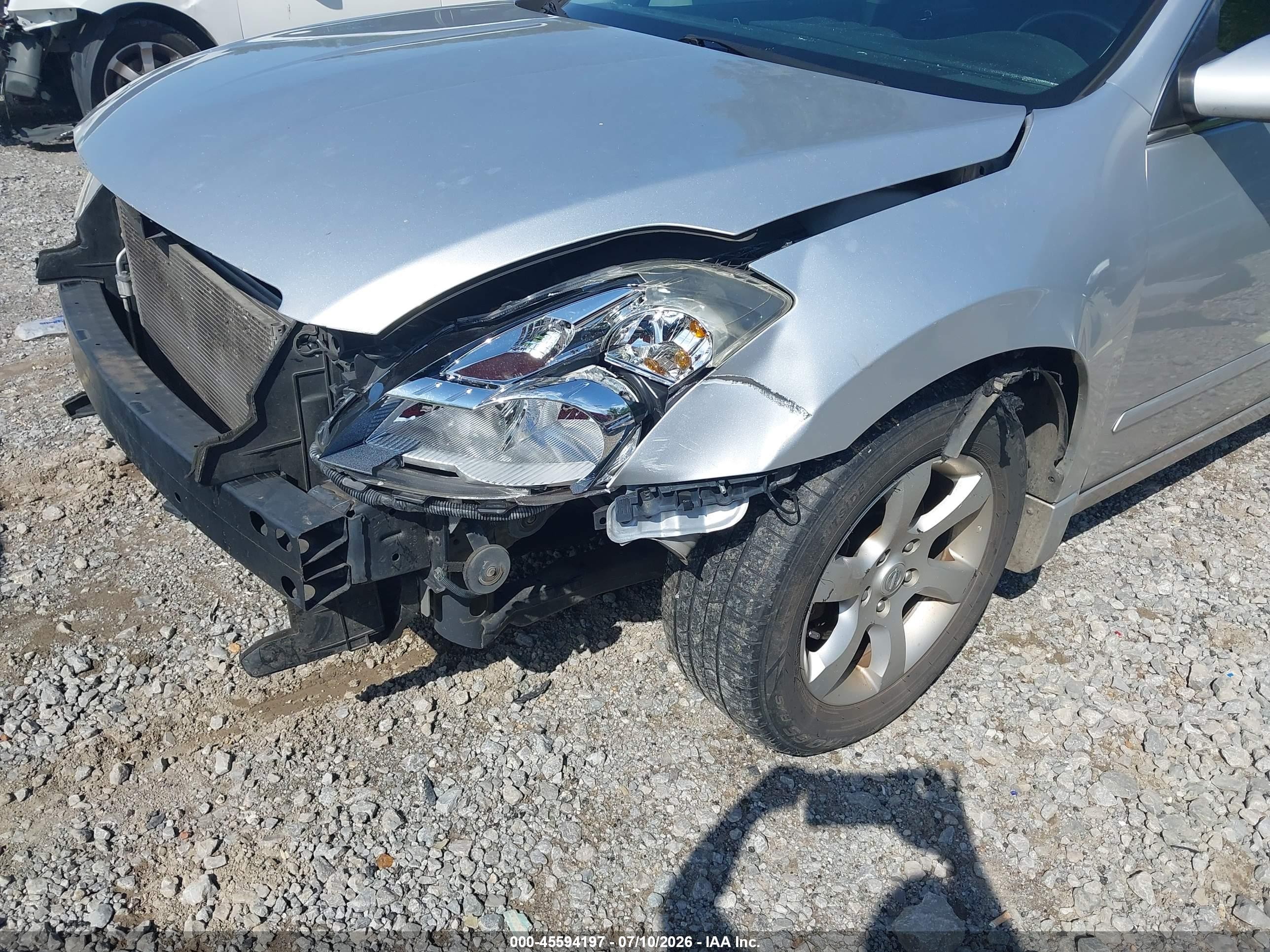 2008 Nissan Altima 2.5 S Gray vin: 1N4AL21E48N539100