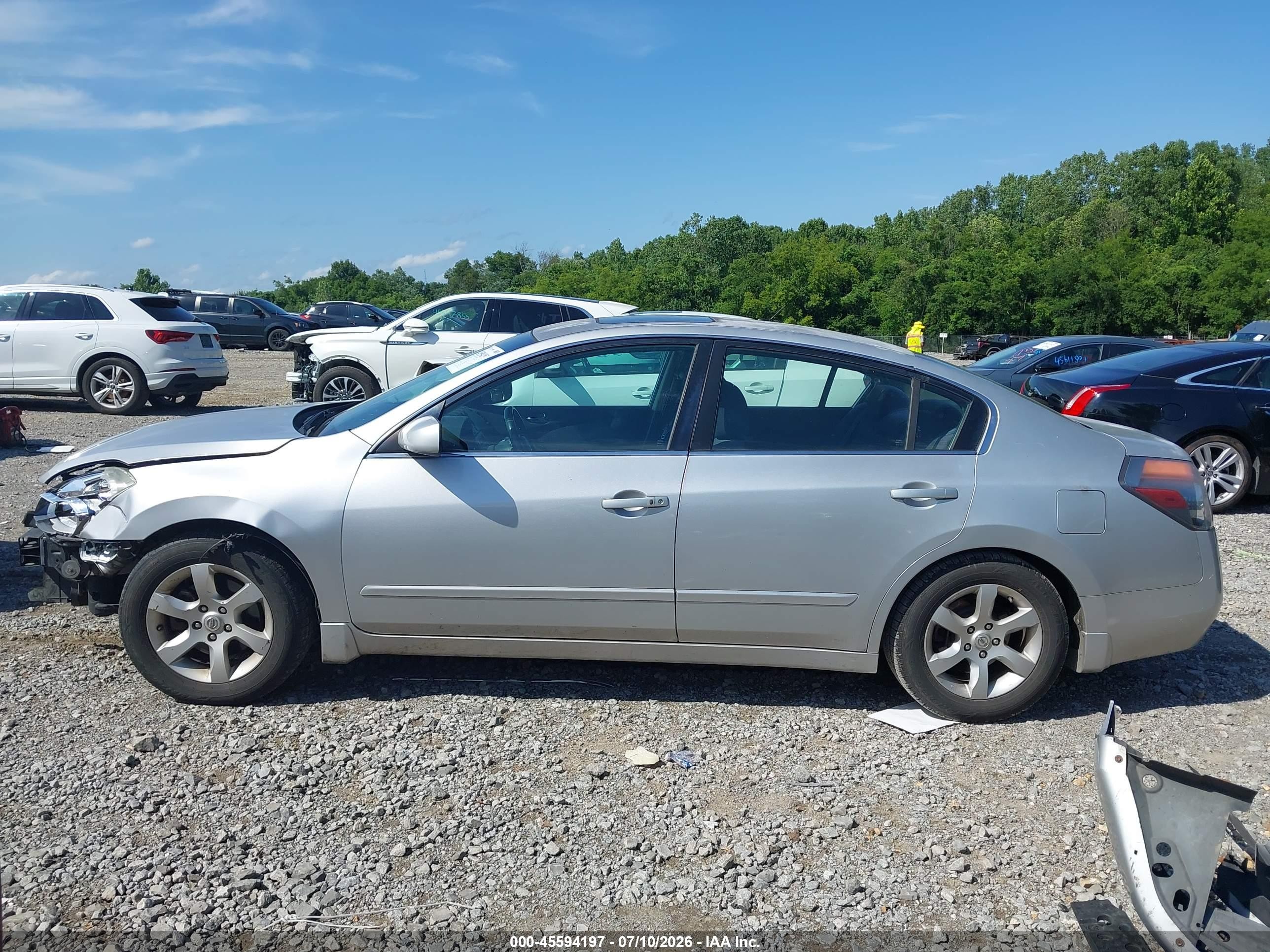 2008 Nissan Altima 2.5 S Gray vin: 1N4AL21E48N539100
