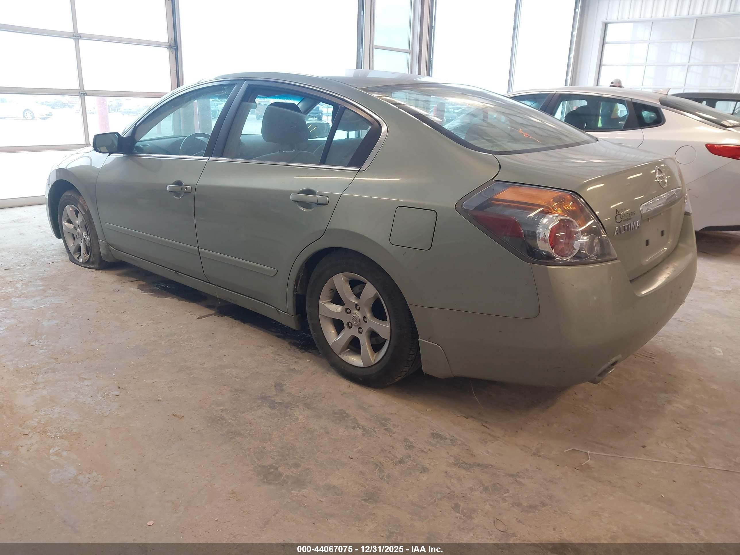 2008 Nissan Altima 2.5 S Green vin: 1N4AL21E48N558133