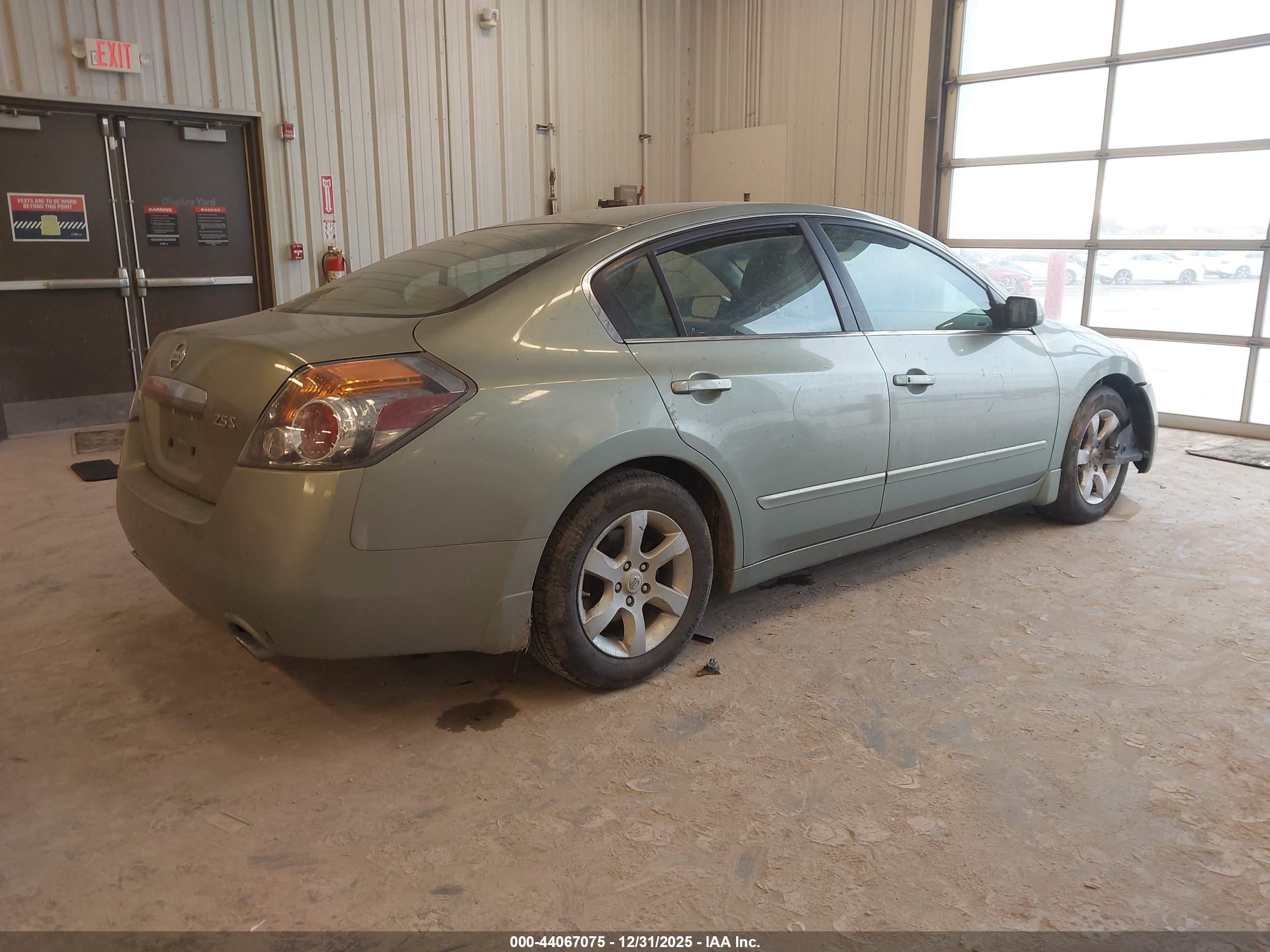 2008 Nissan Altima 2.5 S Green vin: 1N4AL21E48N558133