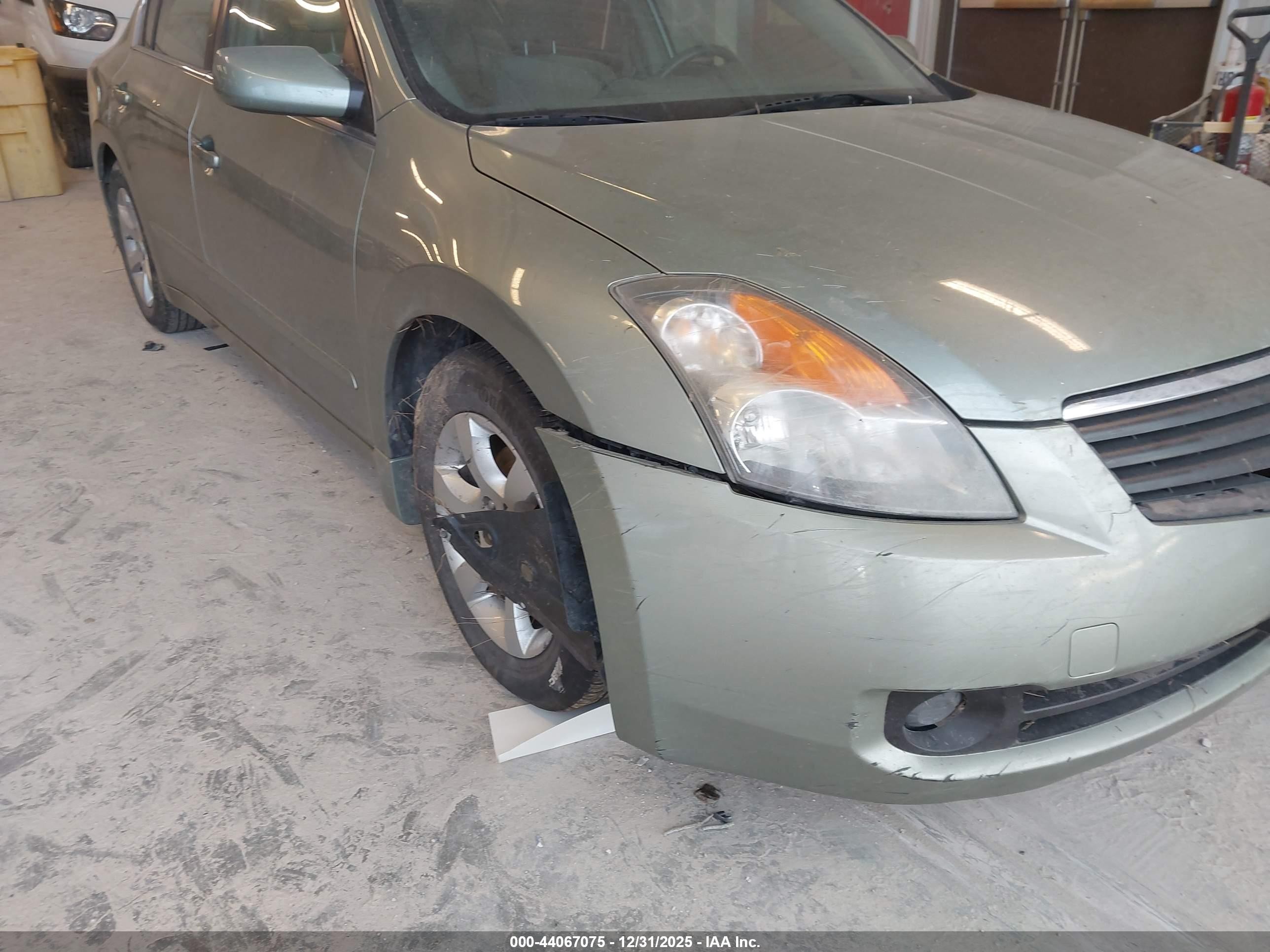 2008 Nissan Altima 2.5 S Green vin: 1N4AL21E48N558133