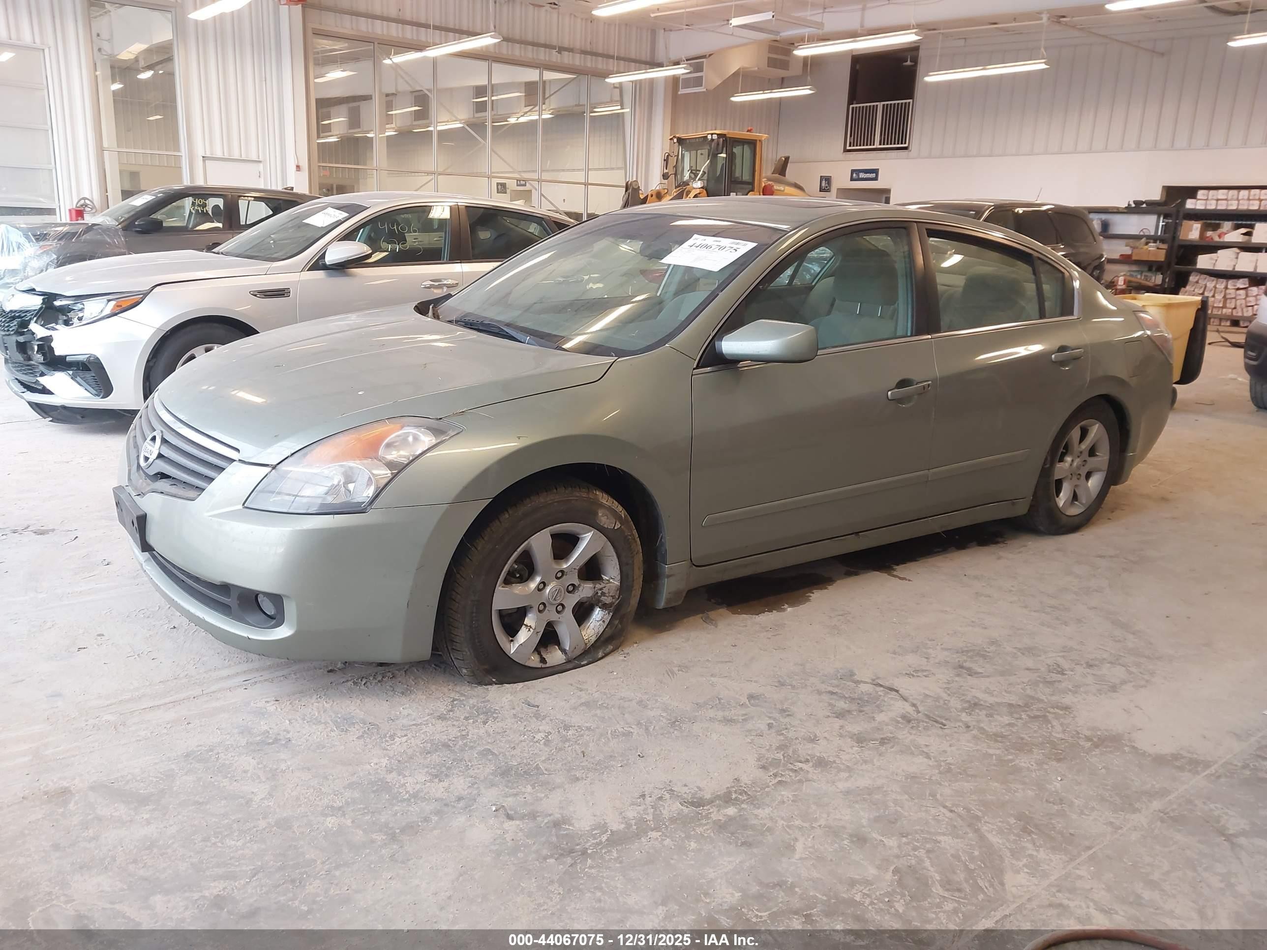 2008 Nissan Altima 2.5 S Green vin: 1N4AL21E48N558133