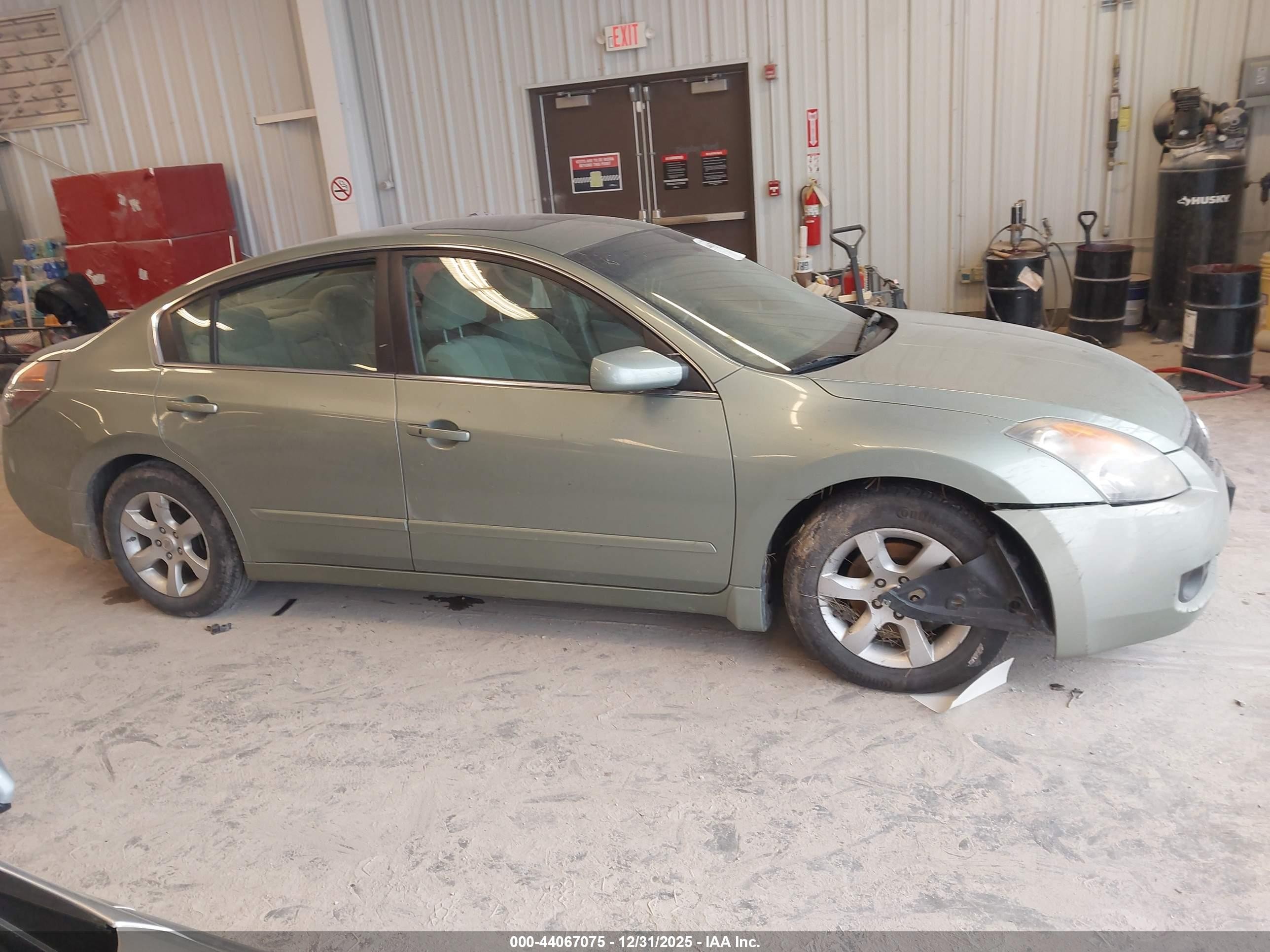 2008 Nissan Altima 2.5 S Green vin: 1N4AL21E48N558133