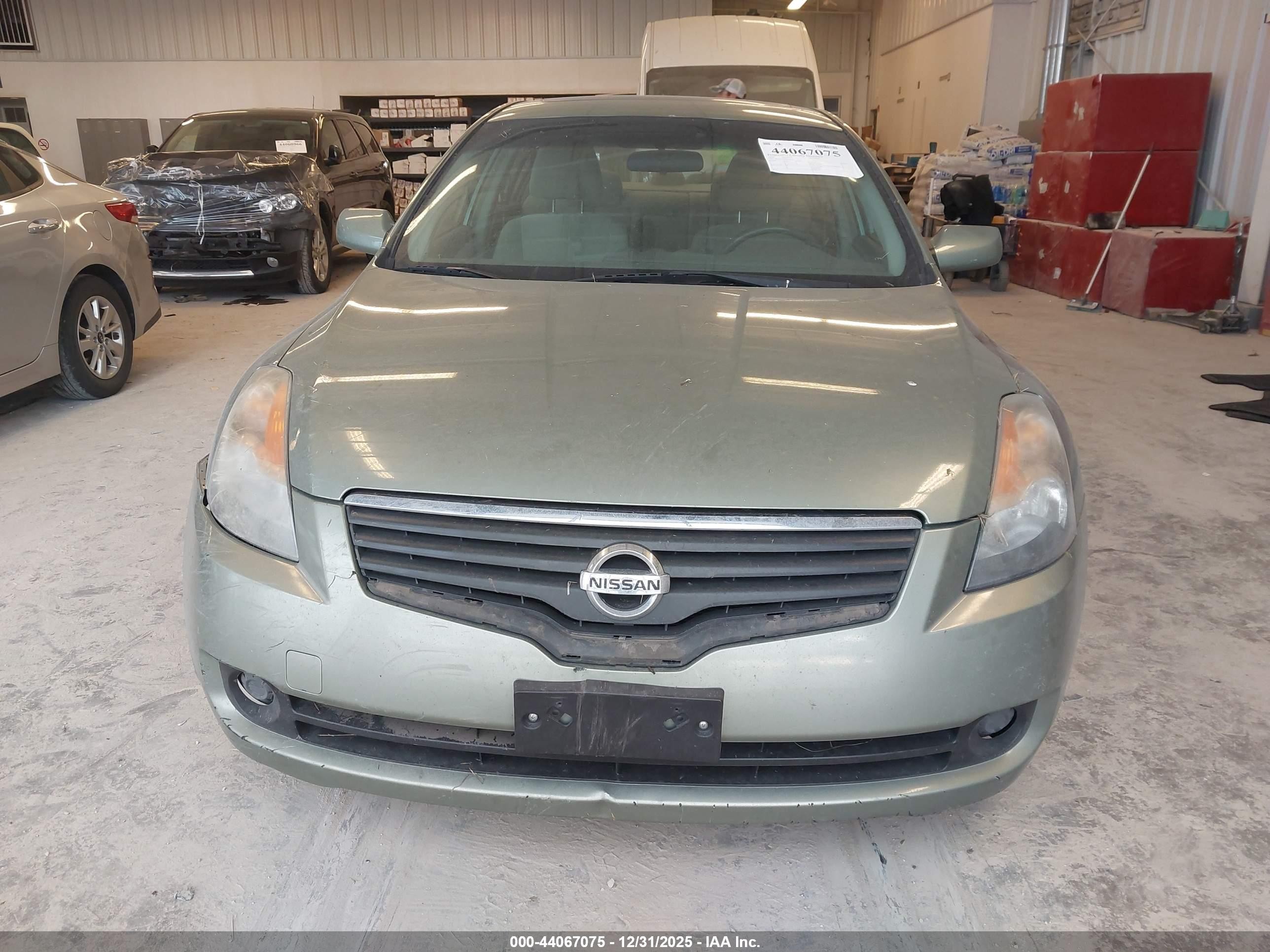 2008 Nissan Altima 2.5 S Green vin: 1N4AL21E48N558133