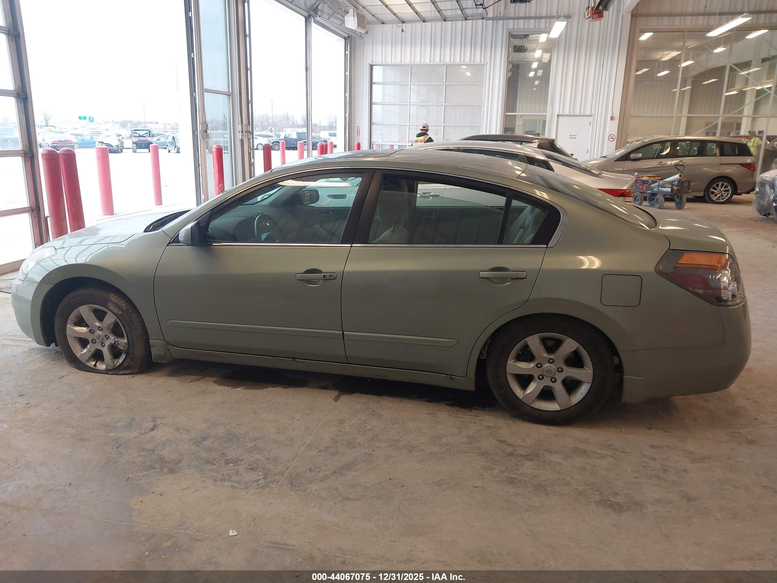 2008 Nissan Altima 2.5 S Green vin: 1N4AL21E48N558133