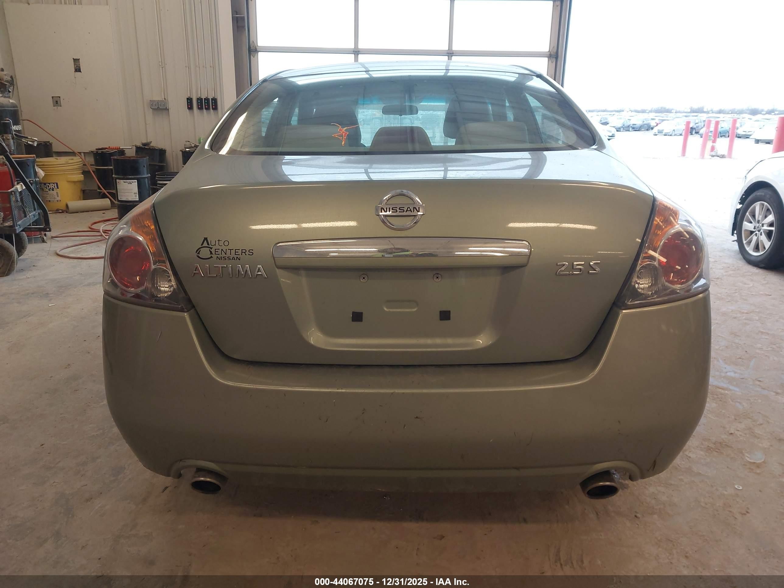 2008 Nissan Altima 2.5 S Green vin: 1N4AL21E48N558133