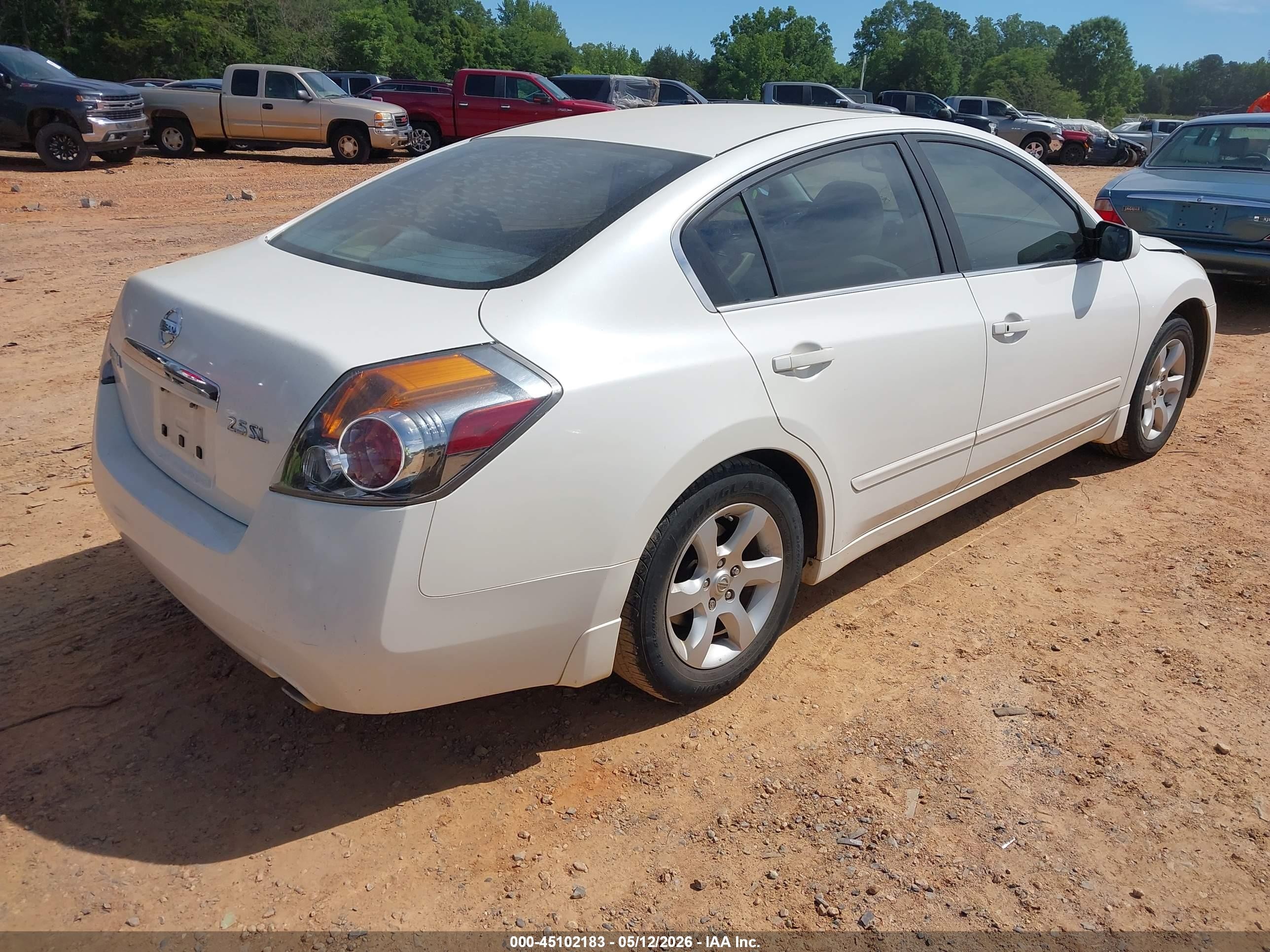 2009 Nissan Altima 2.5 S Белый vin: 1N4AL21E49C185849