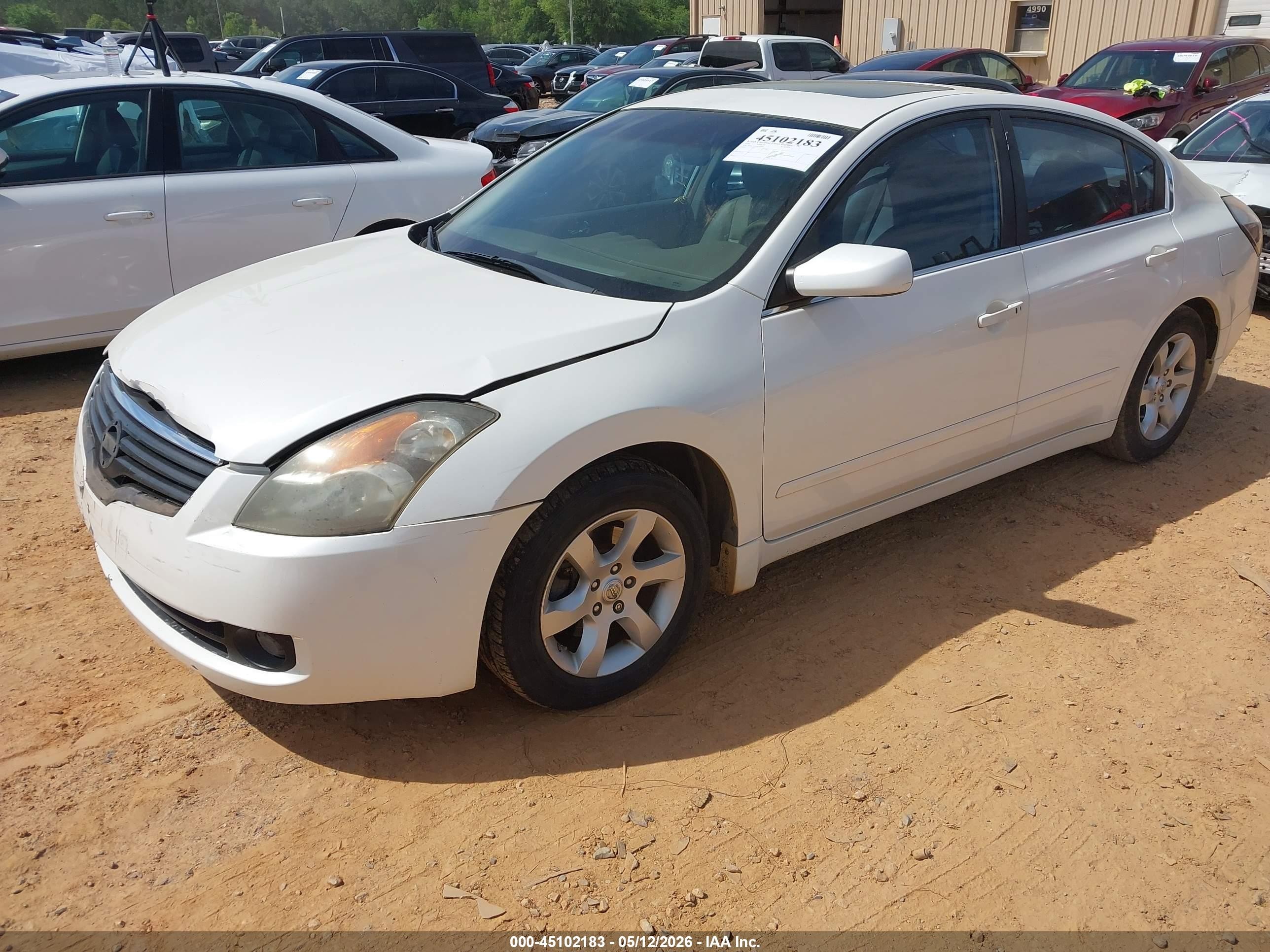 2009 Nissan Altima 2.5 S Белый vin: 1N4AL21E49C185849