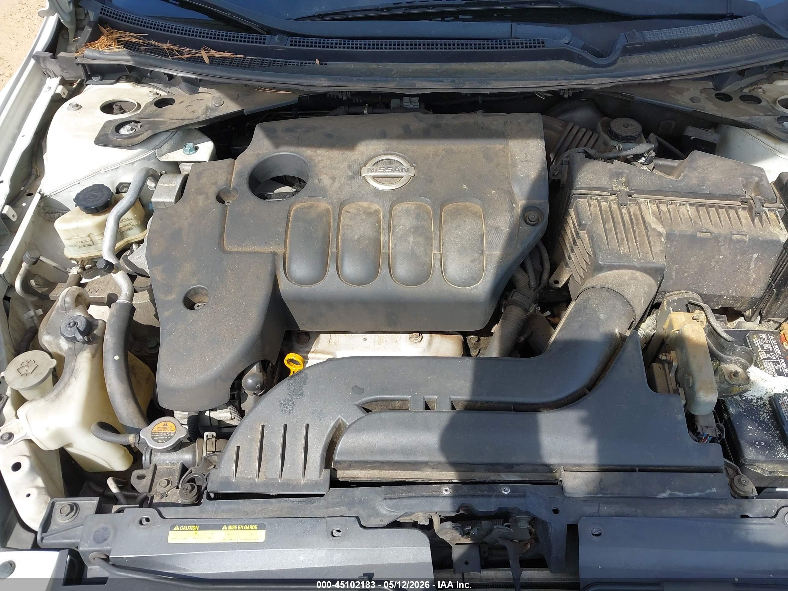 2009 Nissan Altima 2.5 S Белый vin: 1N4AL21E49C185849