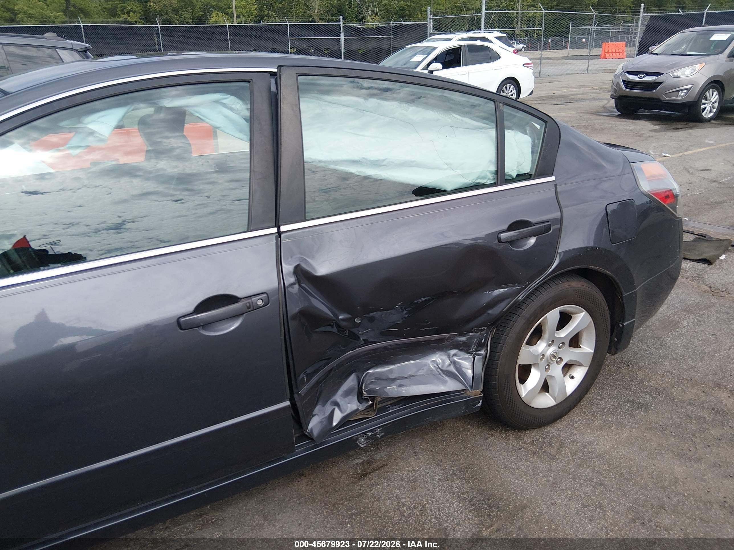 2009 Nissan Altima 2.5 S Серый vin: 1N4AL21E49N466912