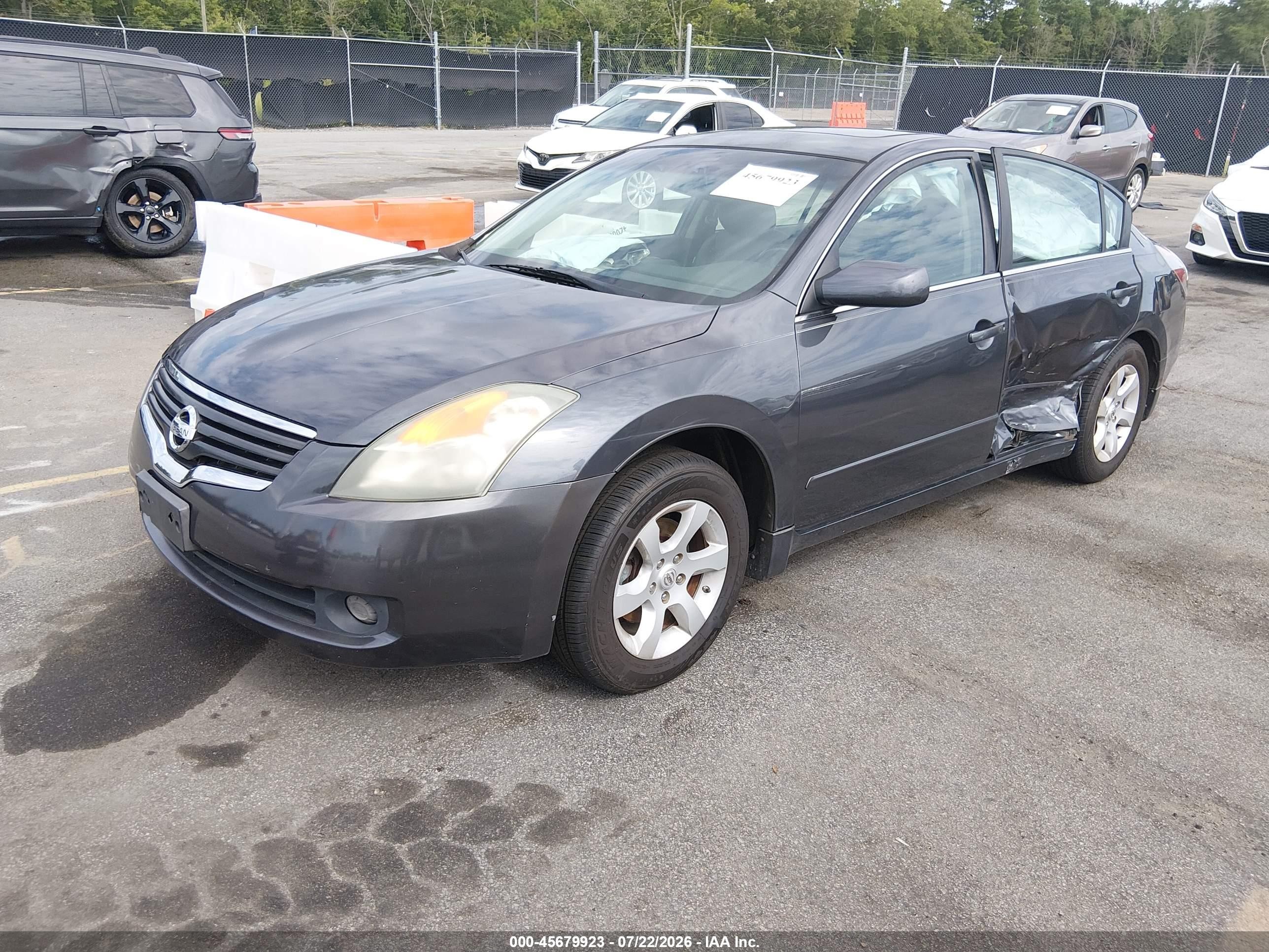 2009 Nissan Altima 2.5 S Серый vin: 1N4AL21E49N466912