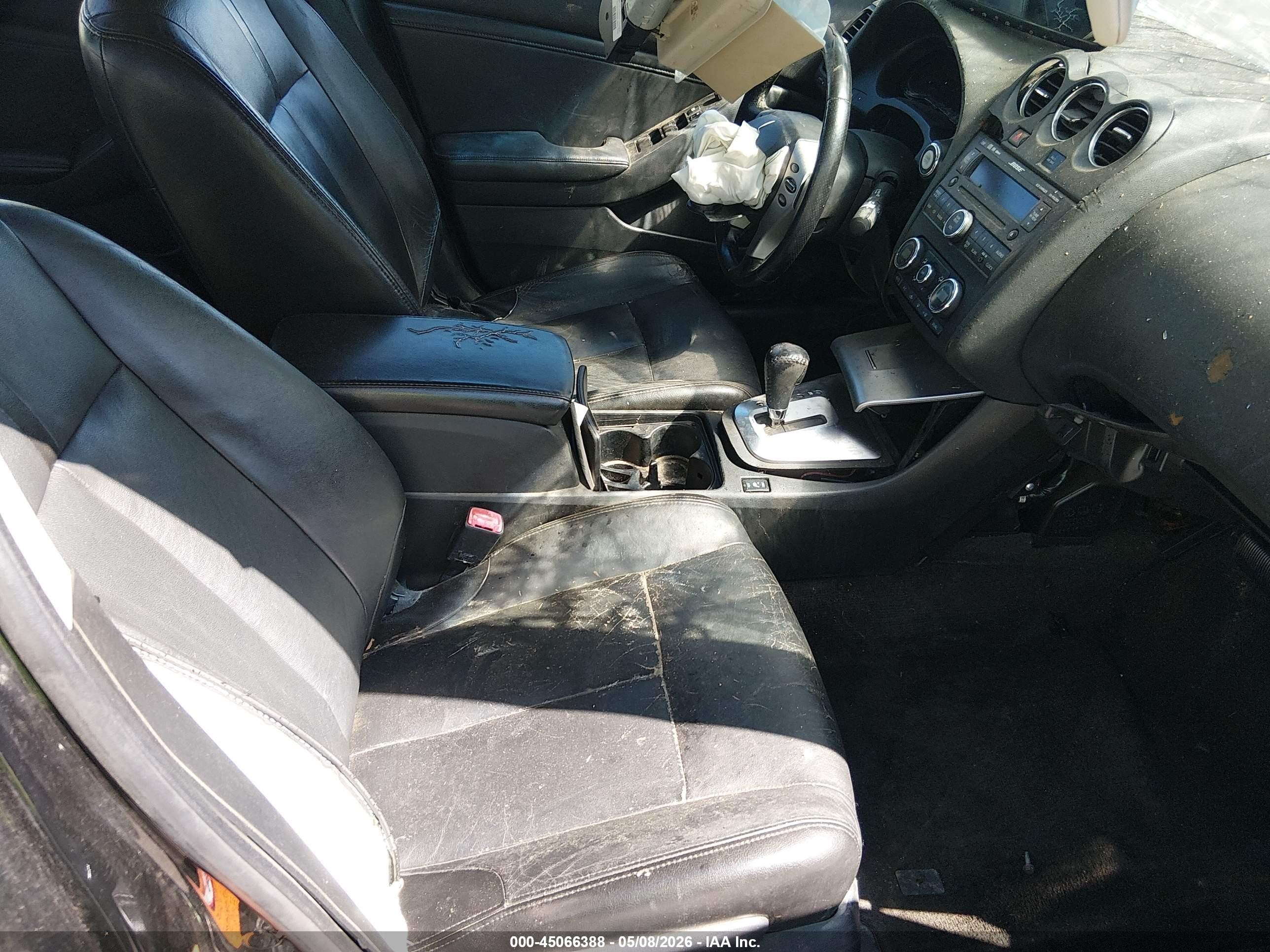 2009 Nissan Altima 2.5 S Black vin: 1N4AL21E49N485265
