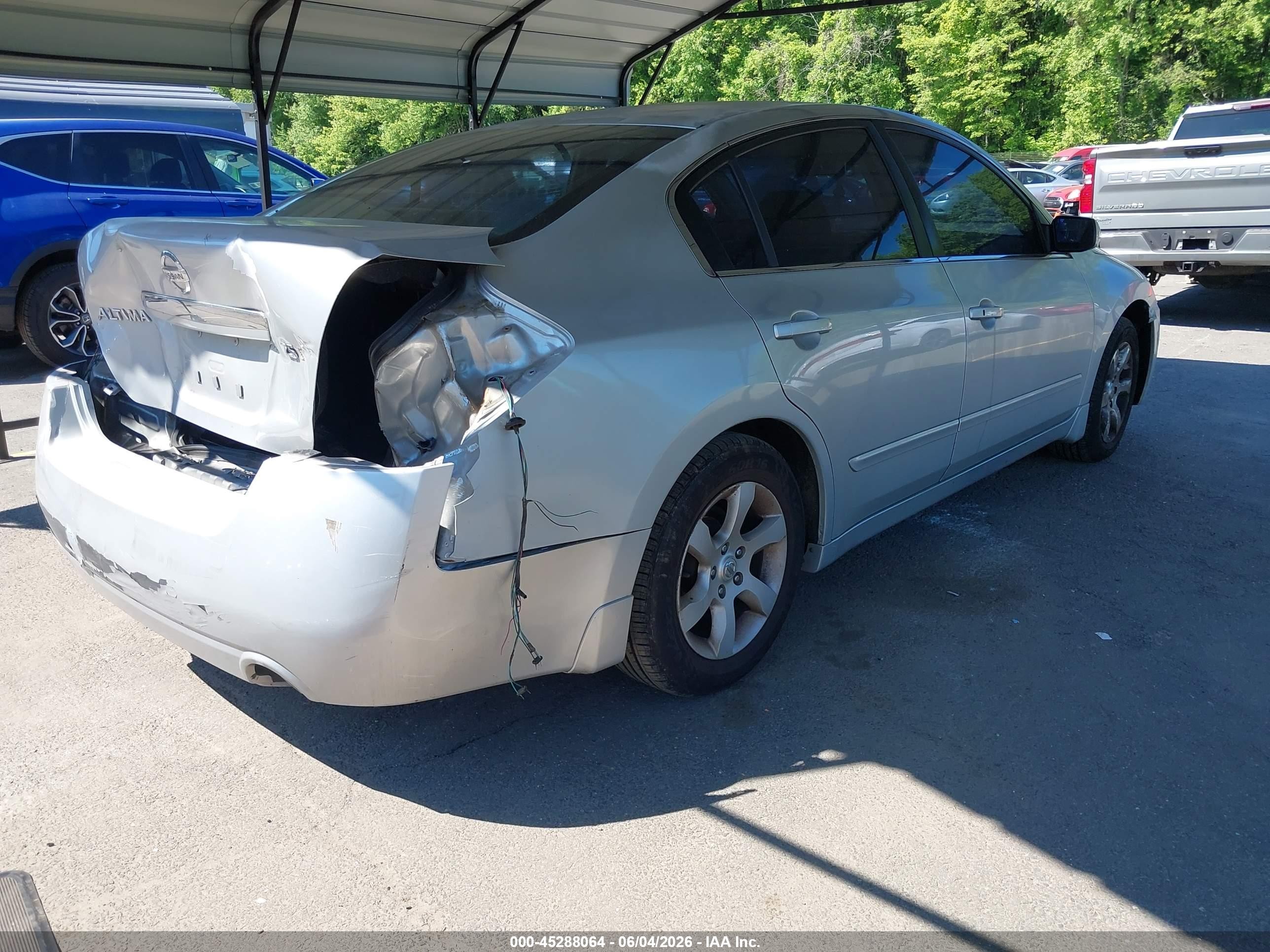 2009 Nissan Altima 2.5 S White vin: 1N4AL21E49N500153