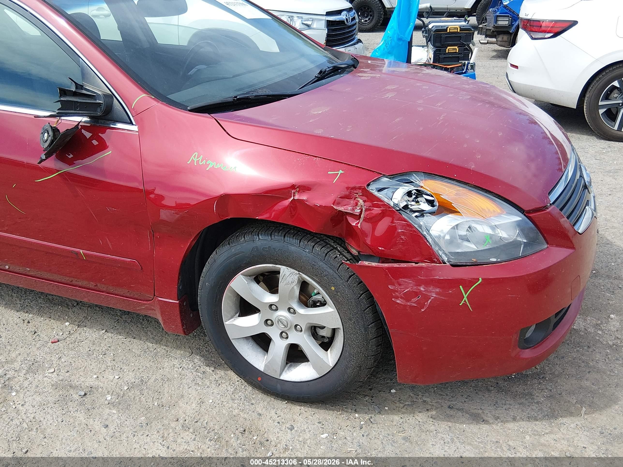 2009 Nissan Altima 2.5 S Burgundy vin: 1N4AL21E49N512139