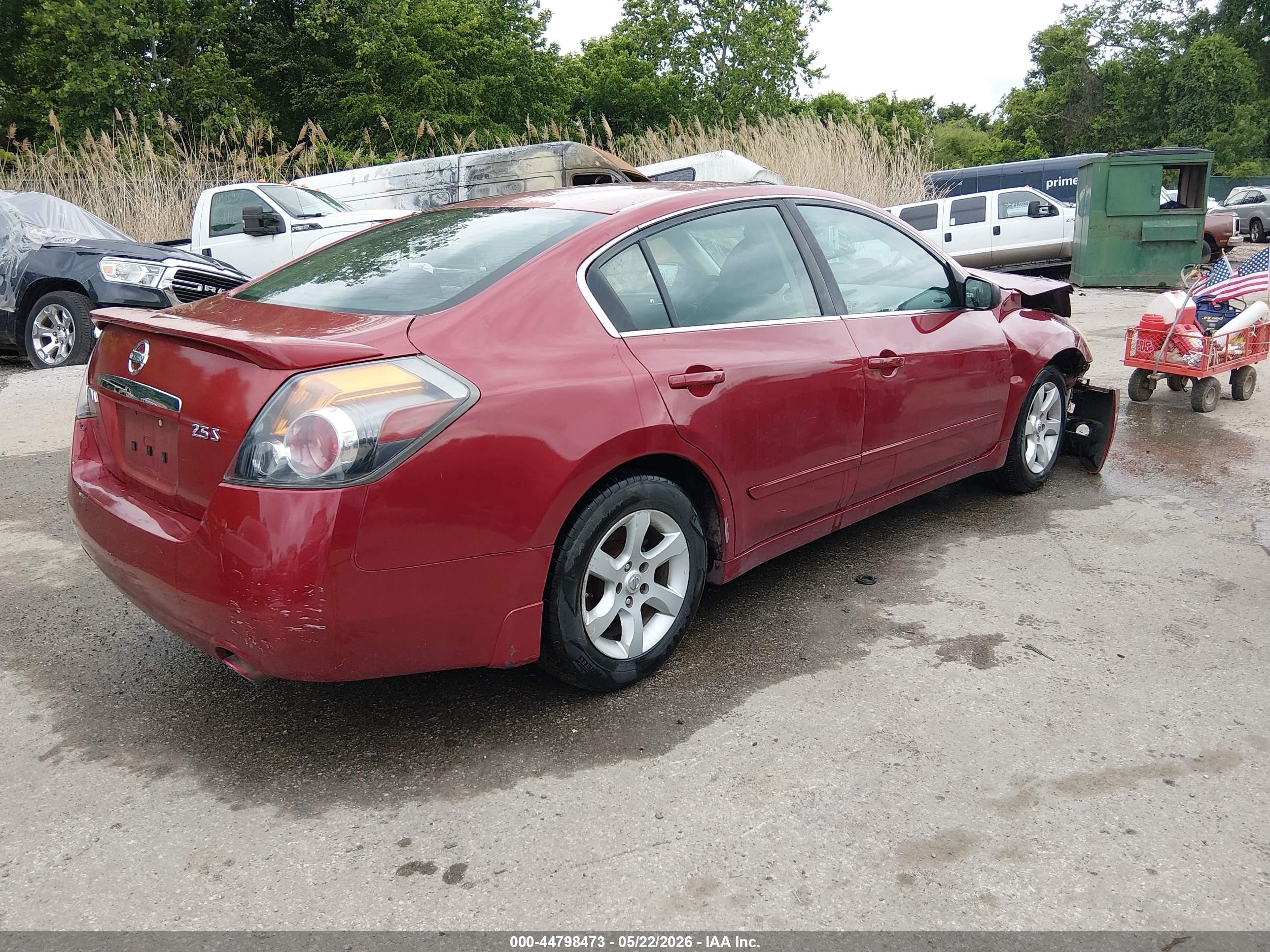 2009 Nissan Altima 2.5 S Red vin: 1N4AL21E49N543374