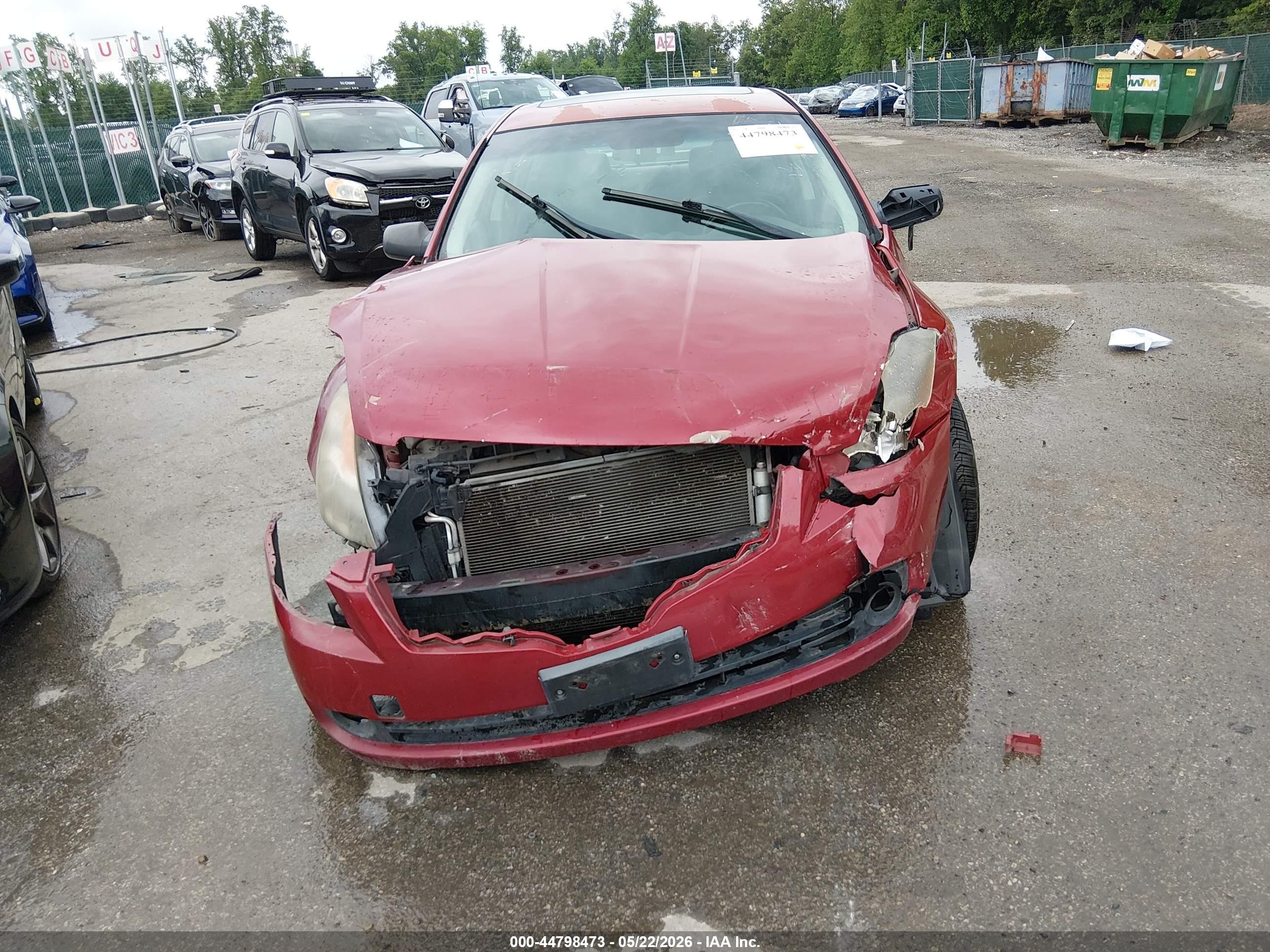 2009 Nissan Altima 2.5 S Red vin: 1N4AL21E49N543374