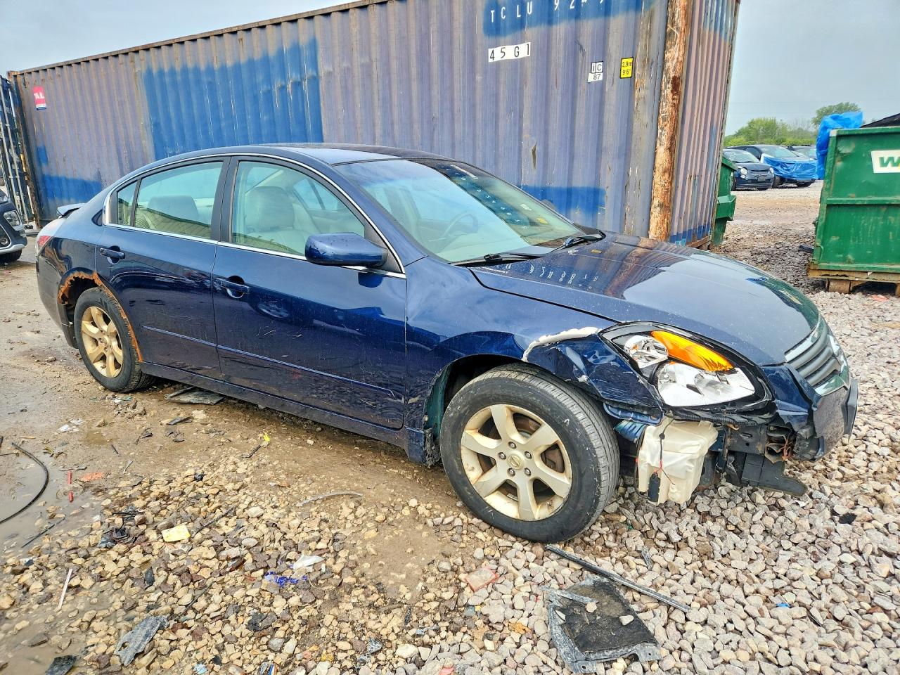 2007 Nissan Altima 2.5 Blue vin: 1N4AL21E57C176445
