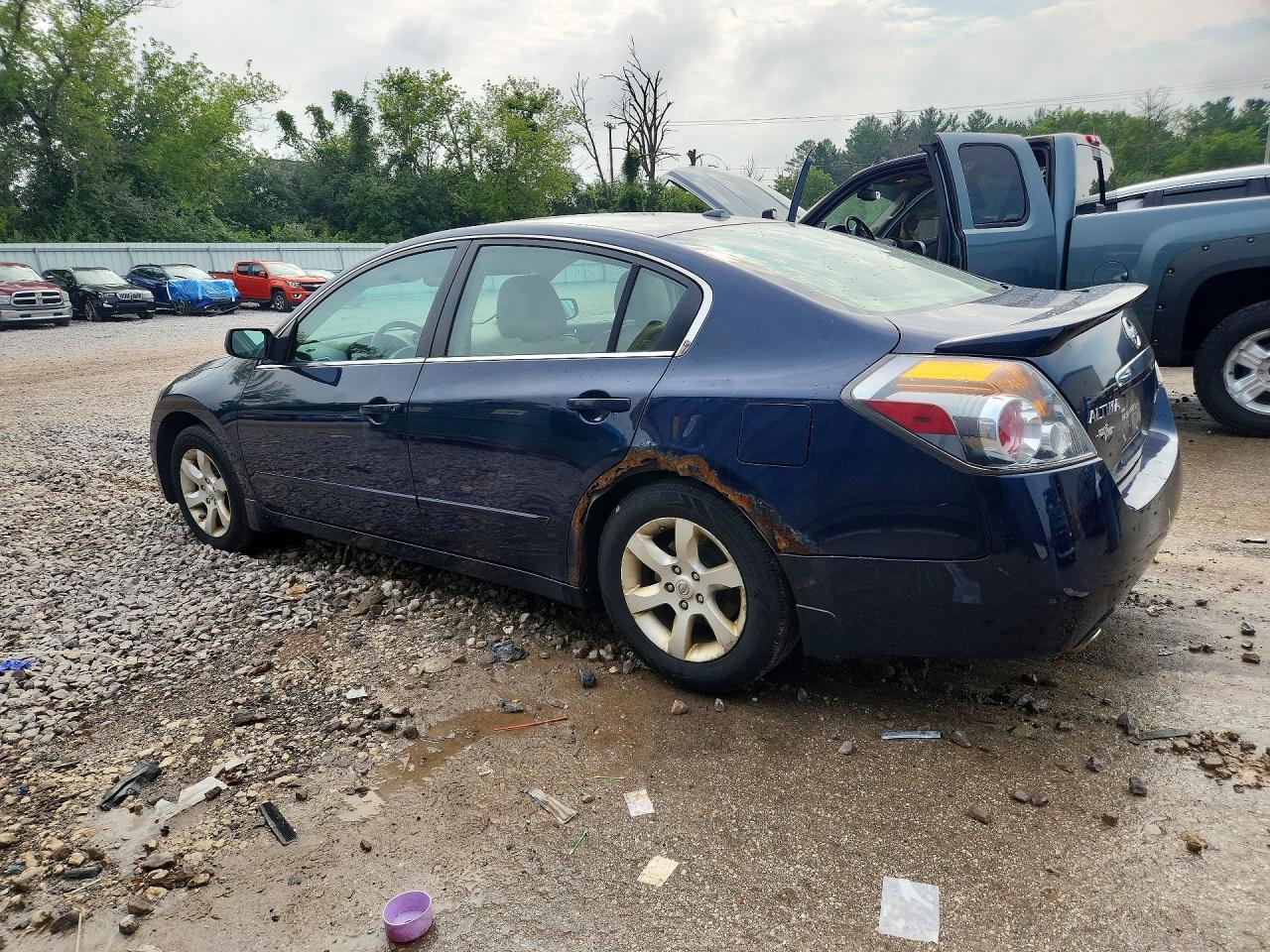 2007 Nissan Altima 2.5 Blue vin: 1N4AL21E57C176445