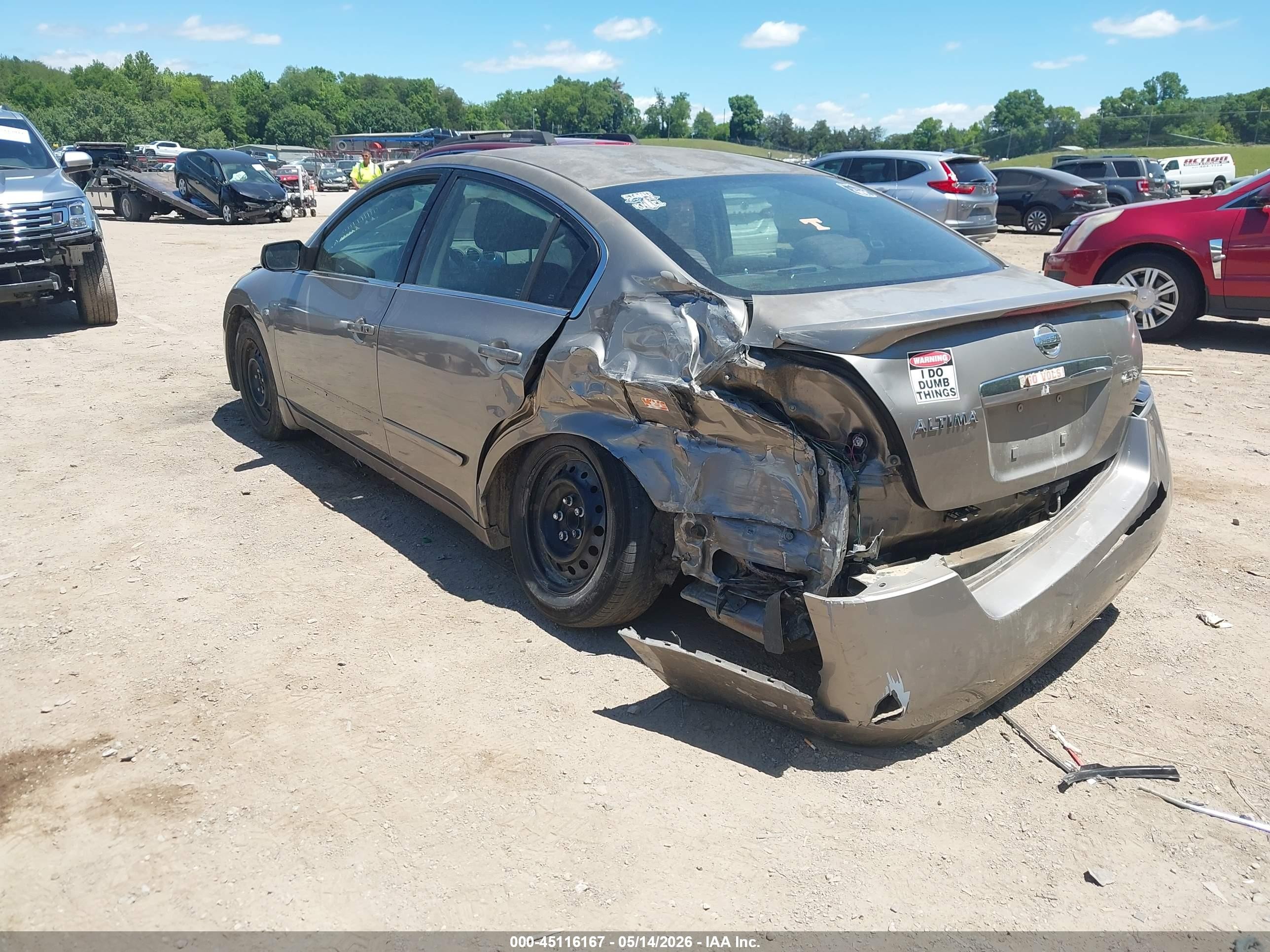 2007 Nissan Altima 2.5 S Gray vin: 1N4AL21E57C179992
