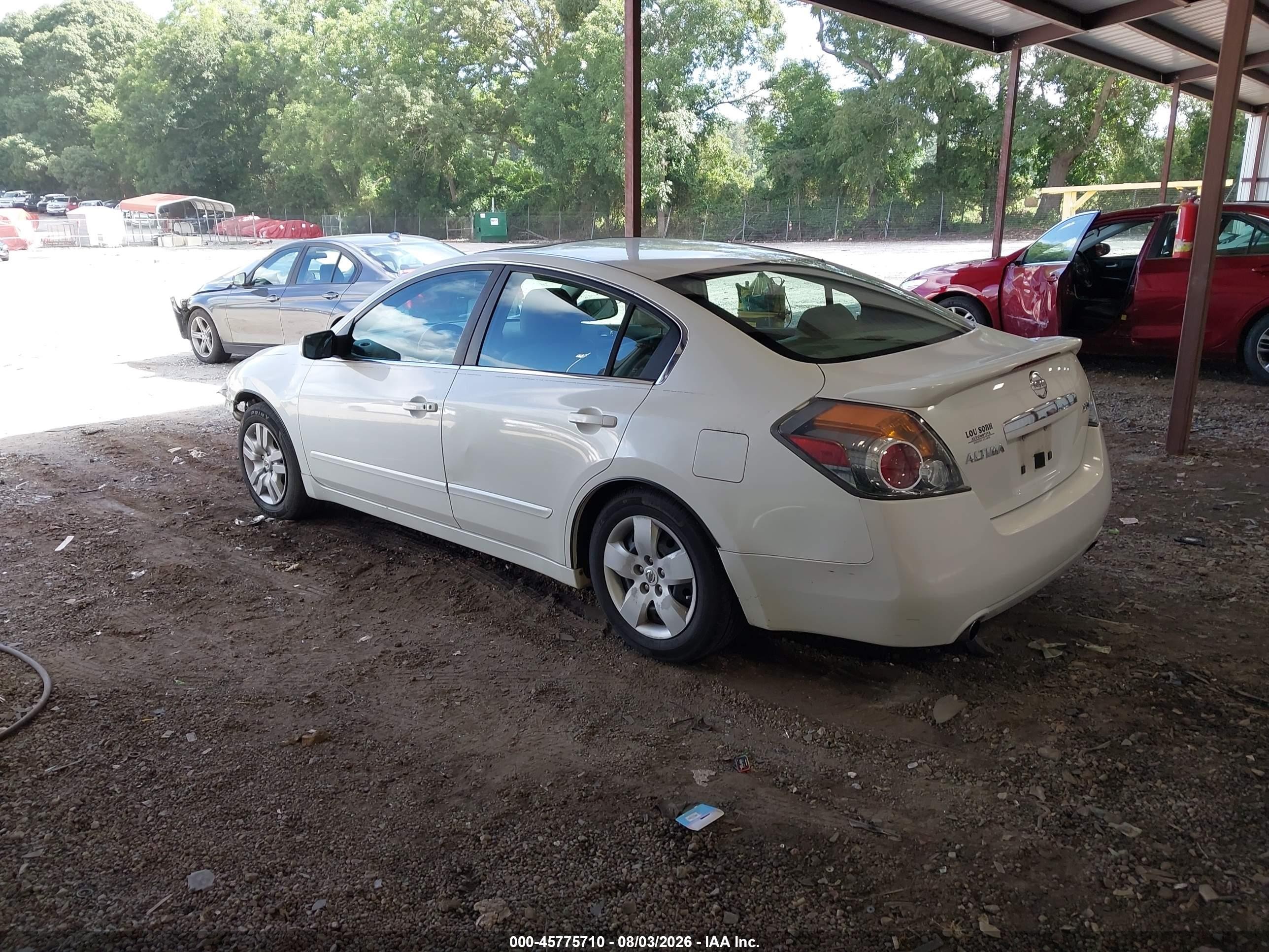 2007 Nissan Altima 2.5 S White vin: 1N4AL21E57C186635