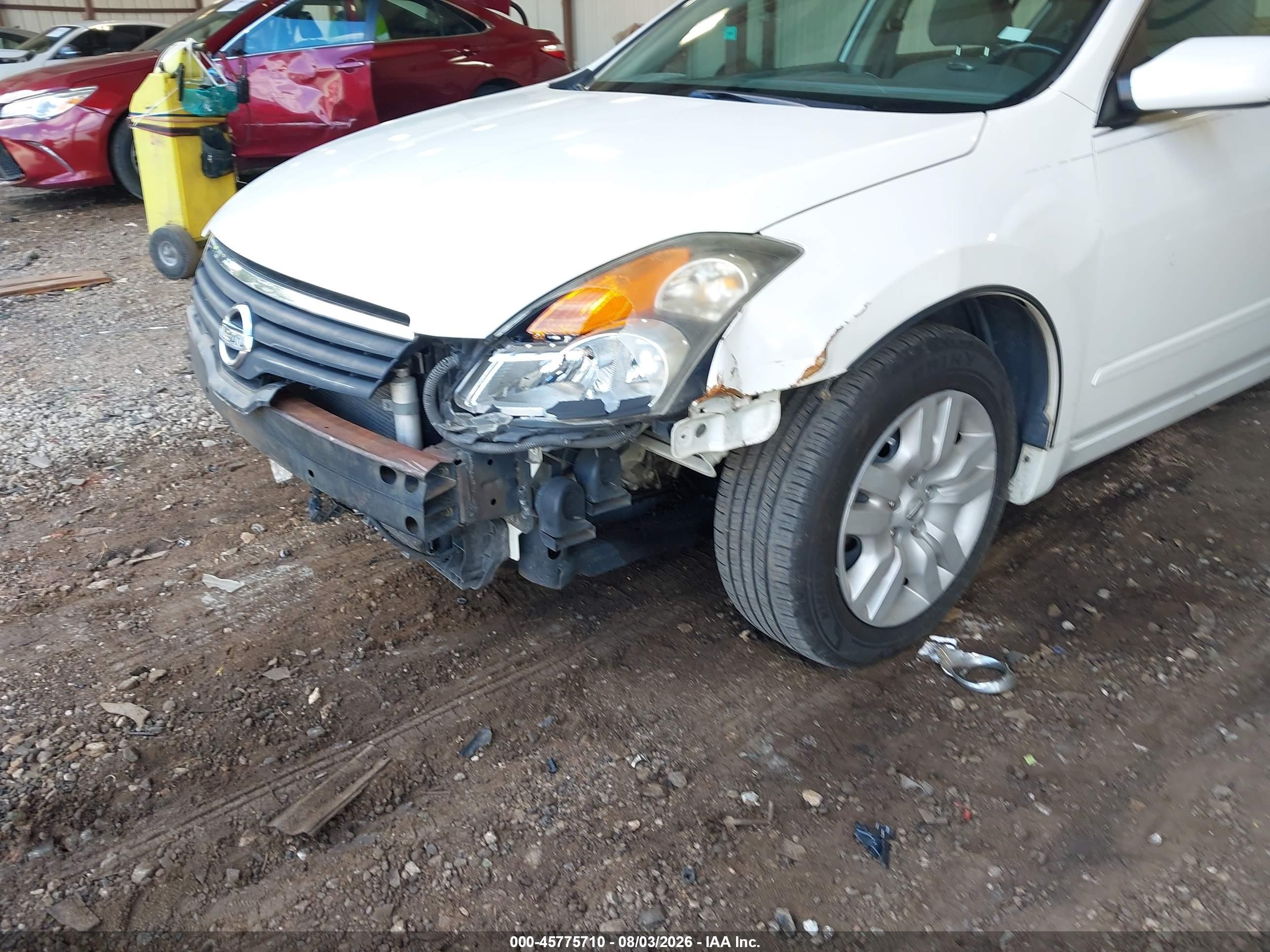 2007 Nissan Altima 2.5 S White vin: 1N4AL21E57C186635