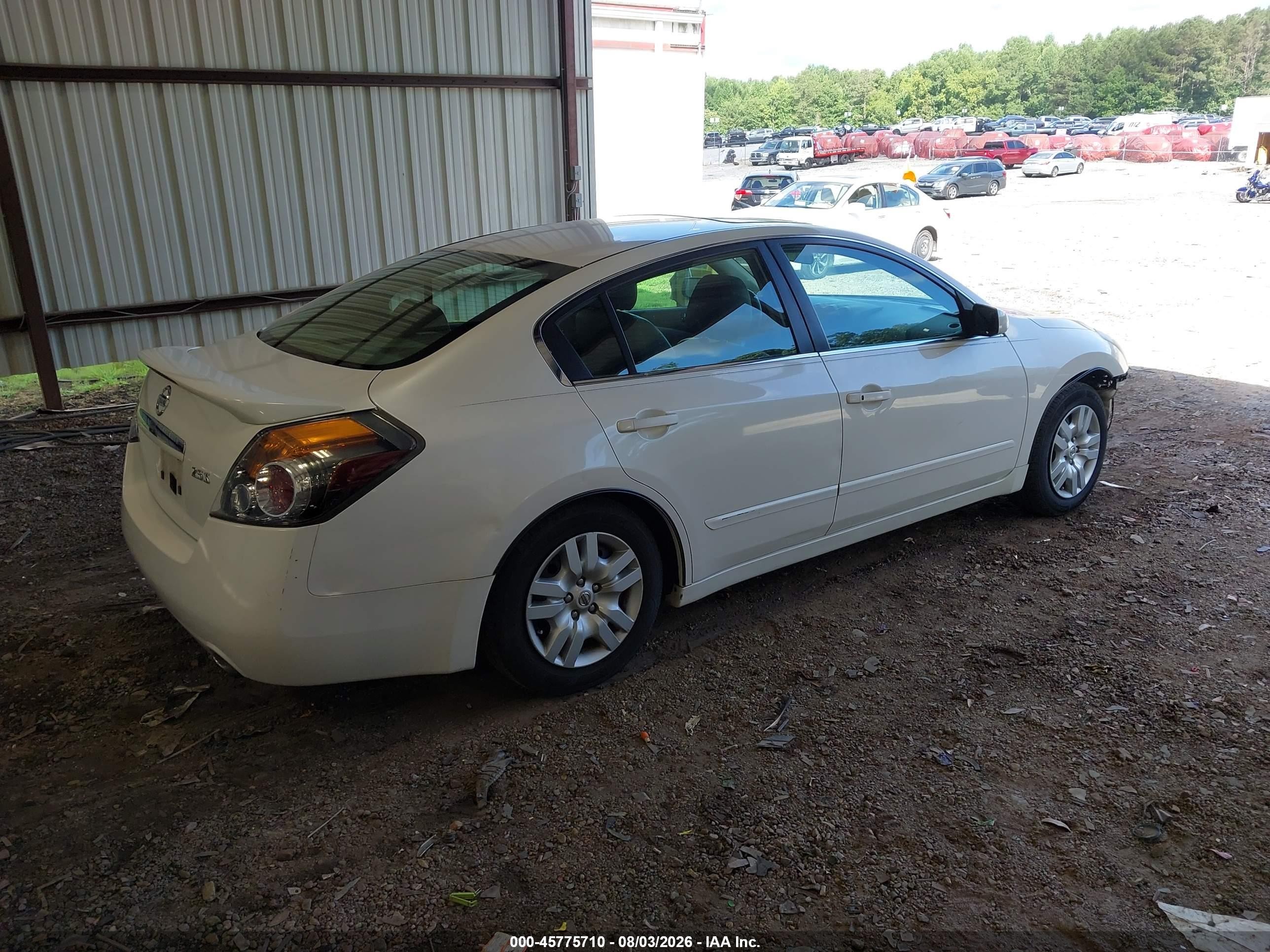 2007 Nissan Altima 2.5 S White vin: 1N4AL21E57C186635