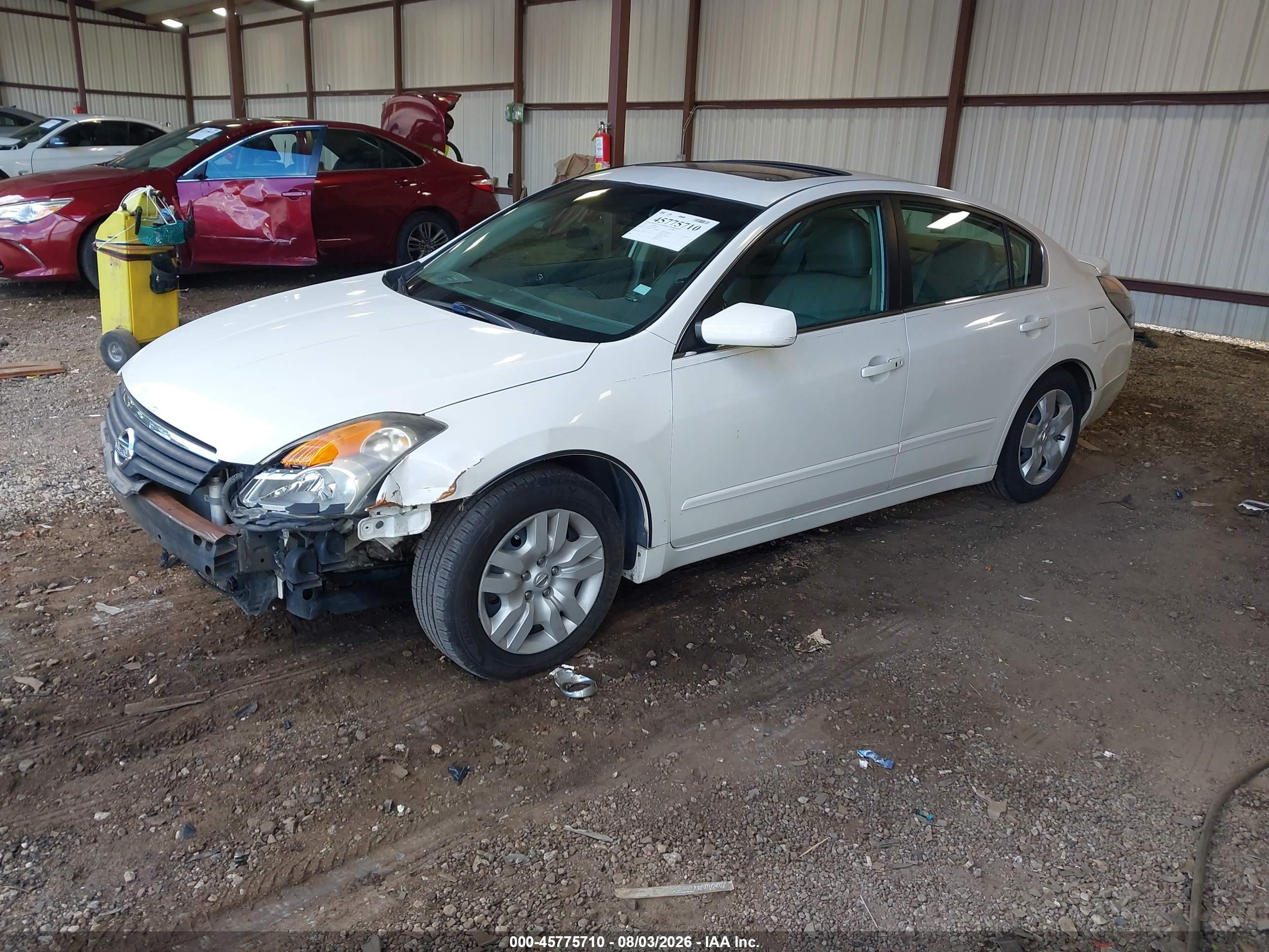 2007 Nissan Altima 2.5 S White vin: 1N4AL21E57C186635
