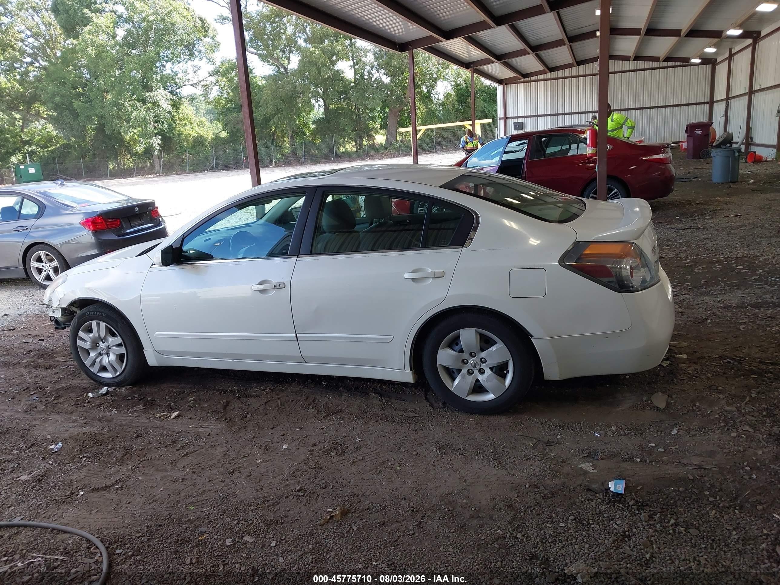 2007 Nissan Altima 2.5 S White vin: 1N4AL21E57C186635