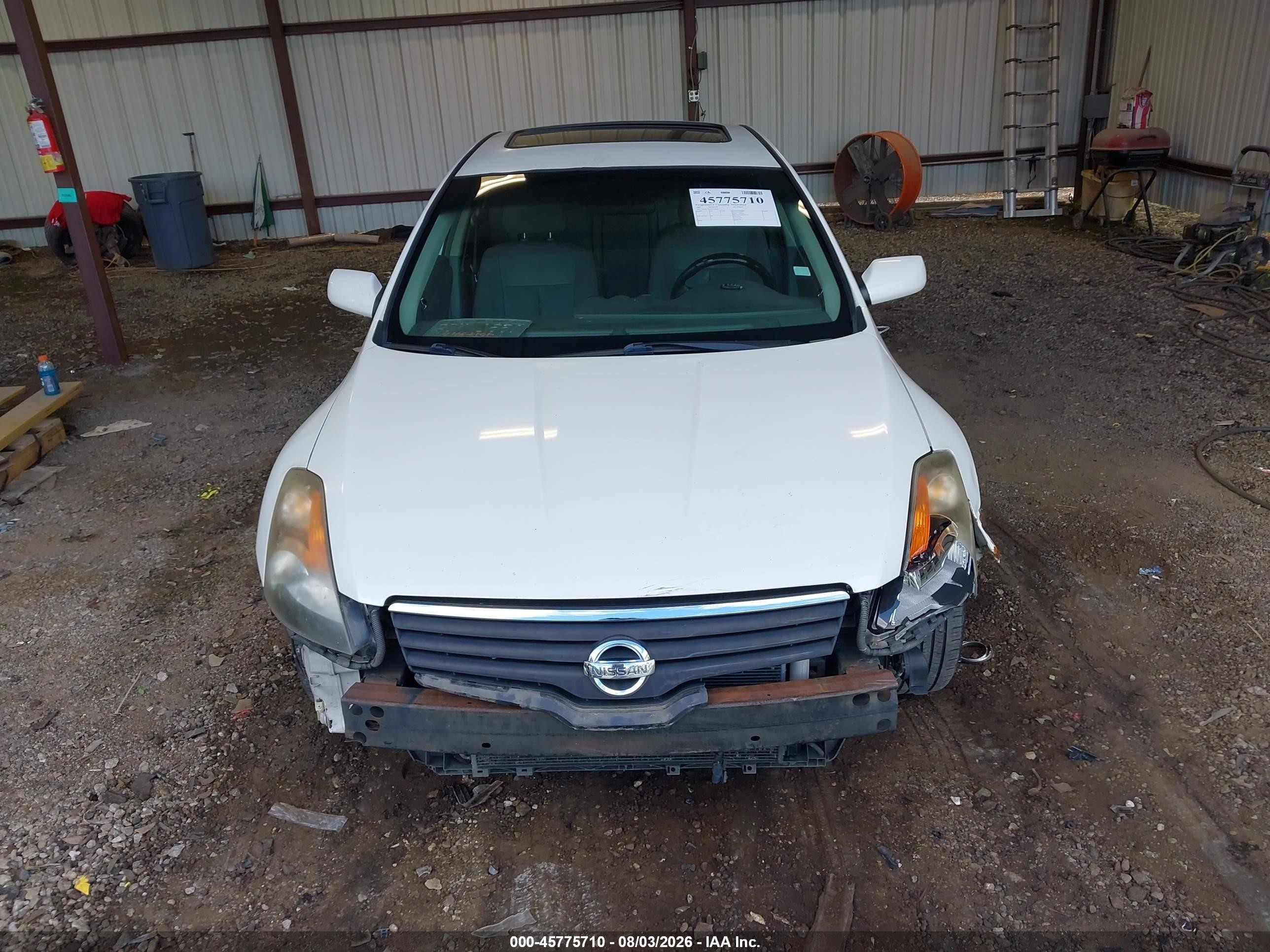 2007 Nissan Altima 2.5 S White vin: 1N4AL21E57C186635