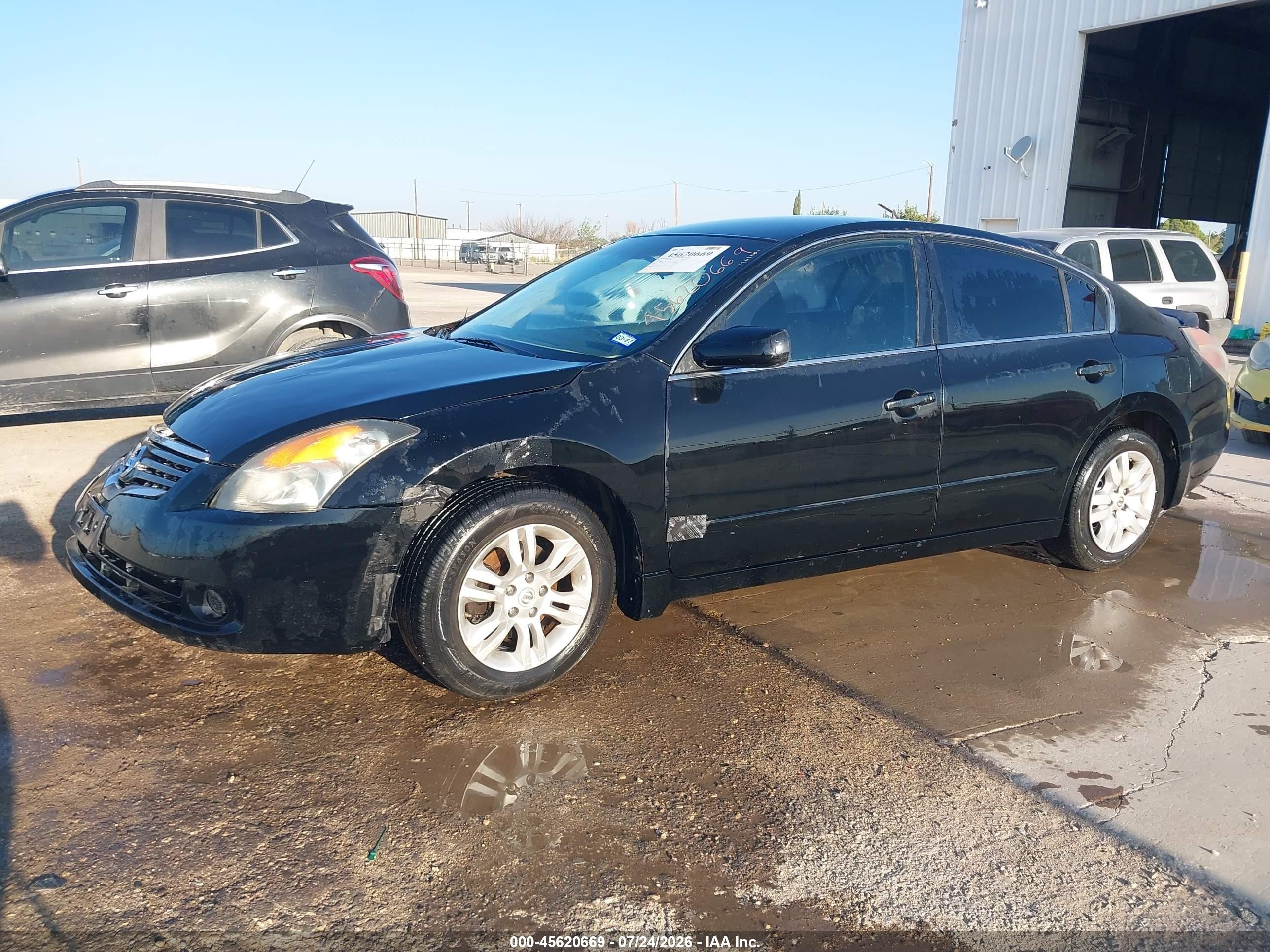 2007 Nissan Altima 2.5 S Black vin: 1N4AL21E57C196629