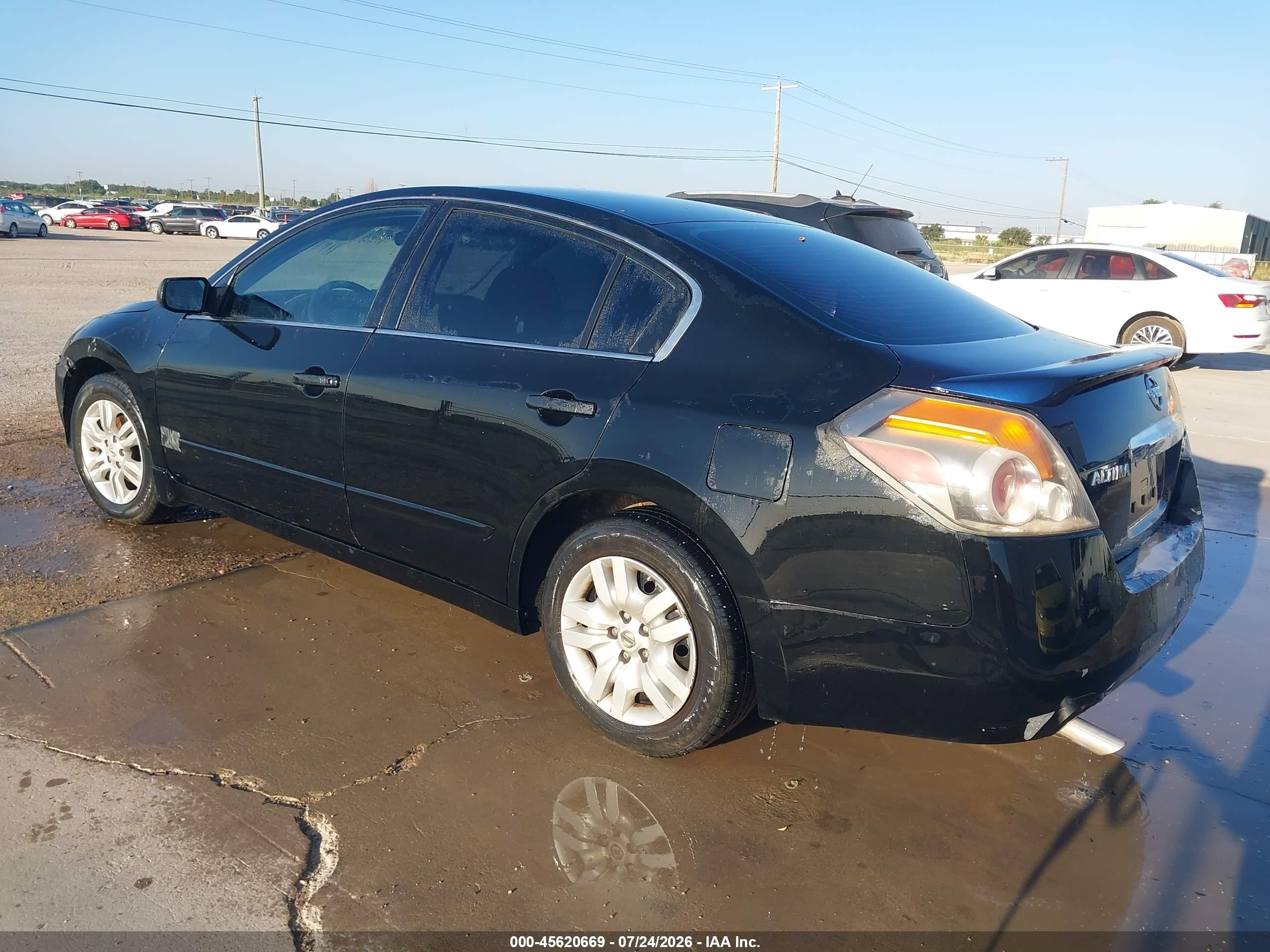 2007 Nissan Altima 2.5 S Black vin: 1N4AL21E57C196629