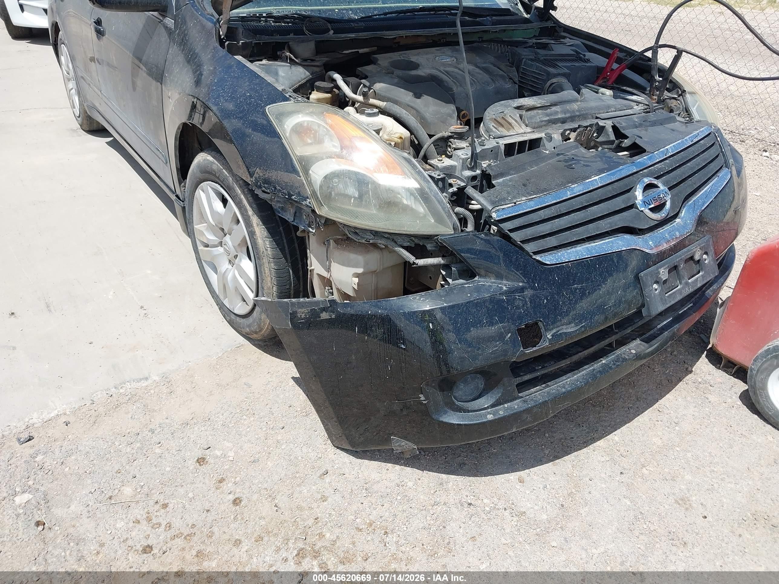 2007 Nissan Altima 2.5 S Black vin: 1N4AL21E57C196629