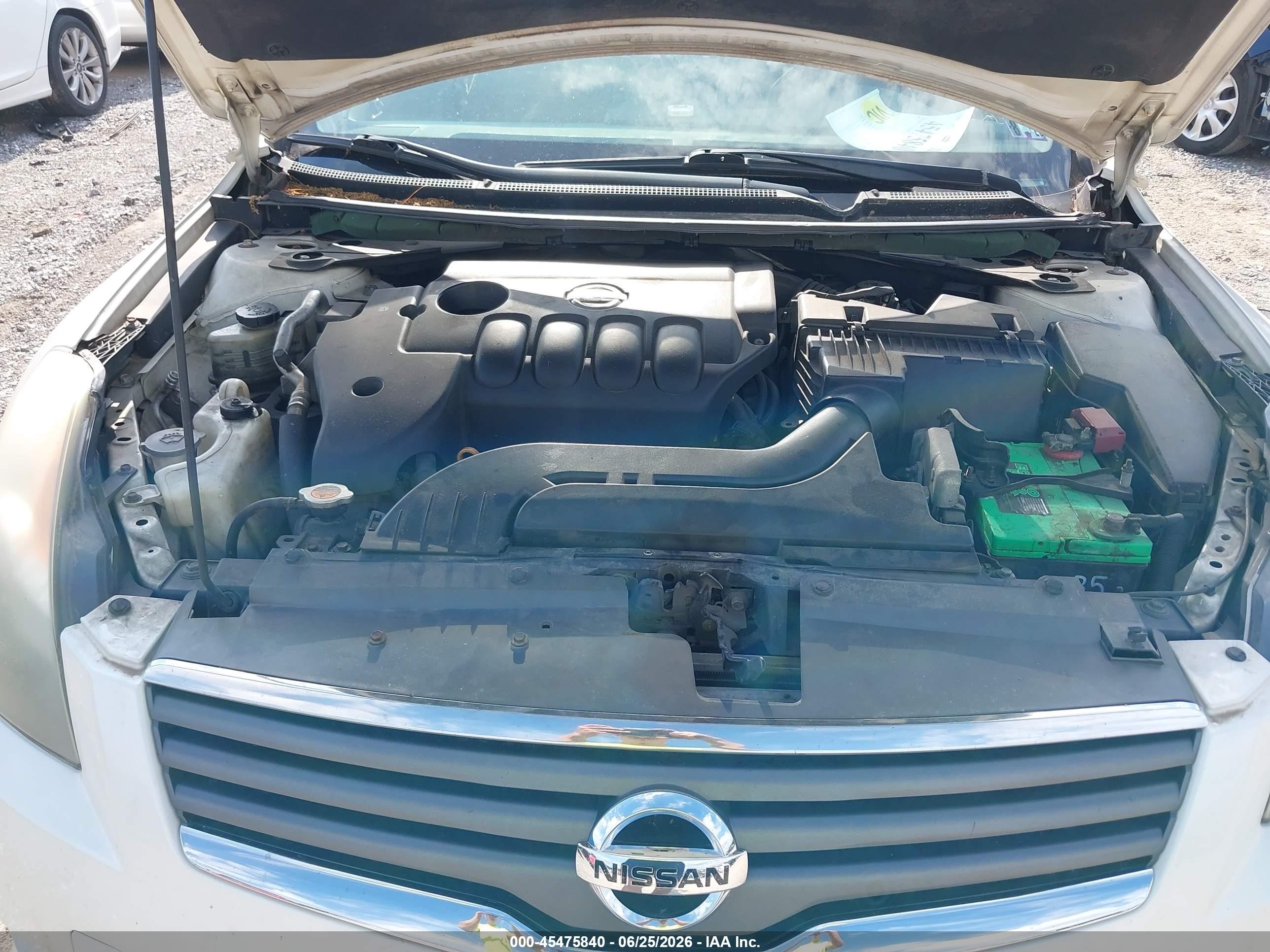 2007 Nissan Altima 2.5 S White vin: 1N4AL21E57C205524