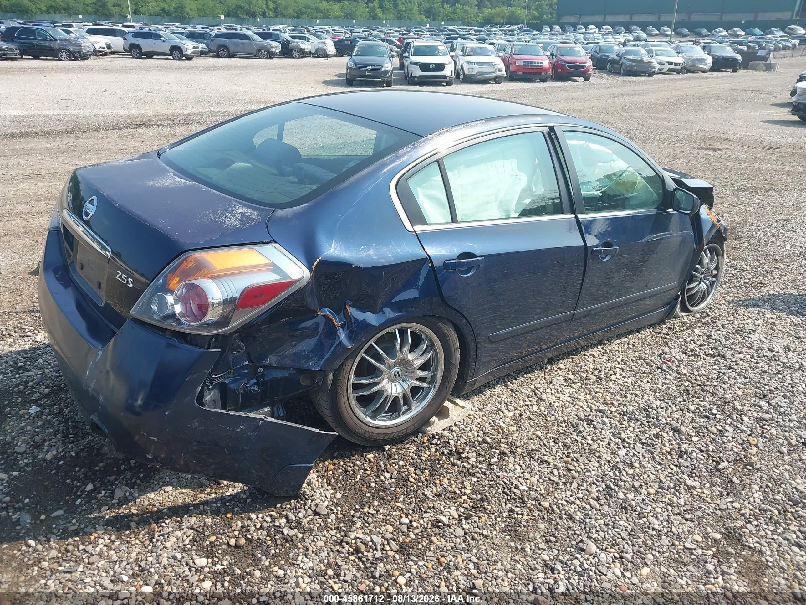 2007 Nissan Altima 2.5 S Blue vin: 1N4AL21E57C238846