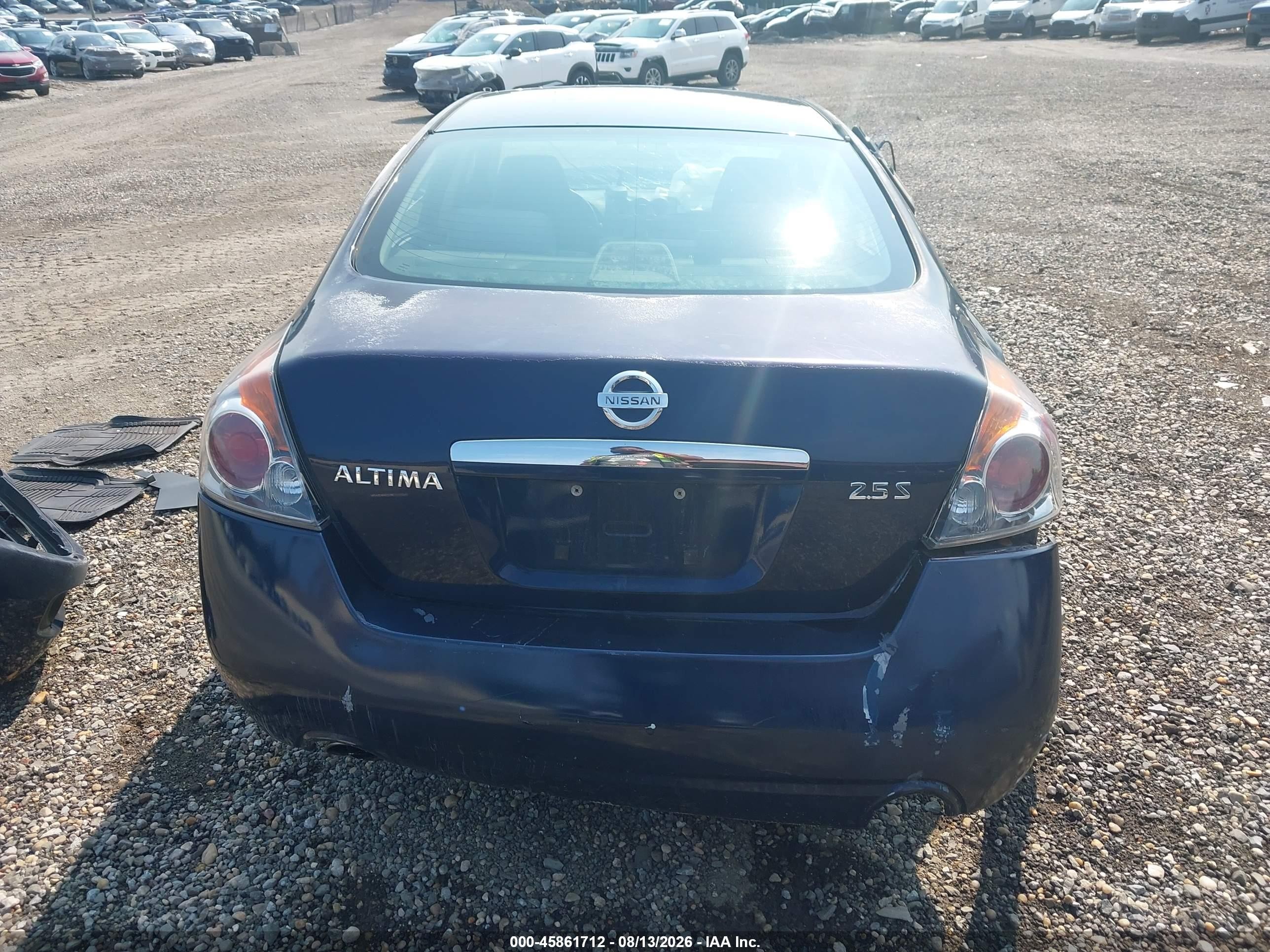2007 Nissan Altima 2.5 S Blue vin: 1N4AL21E57C238846