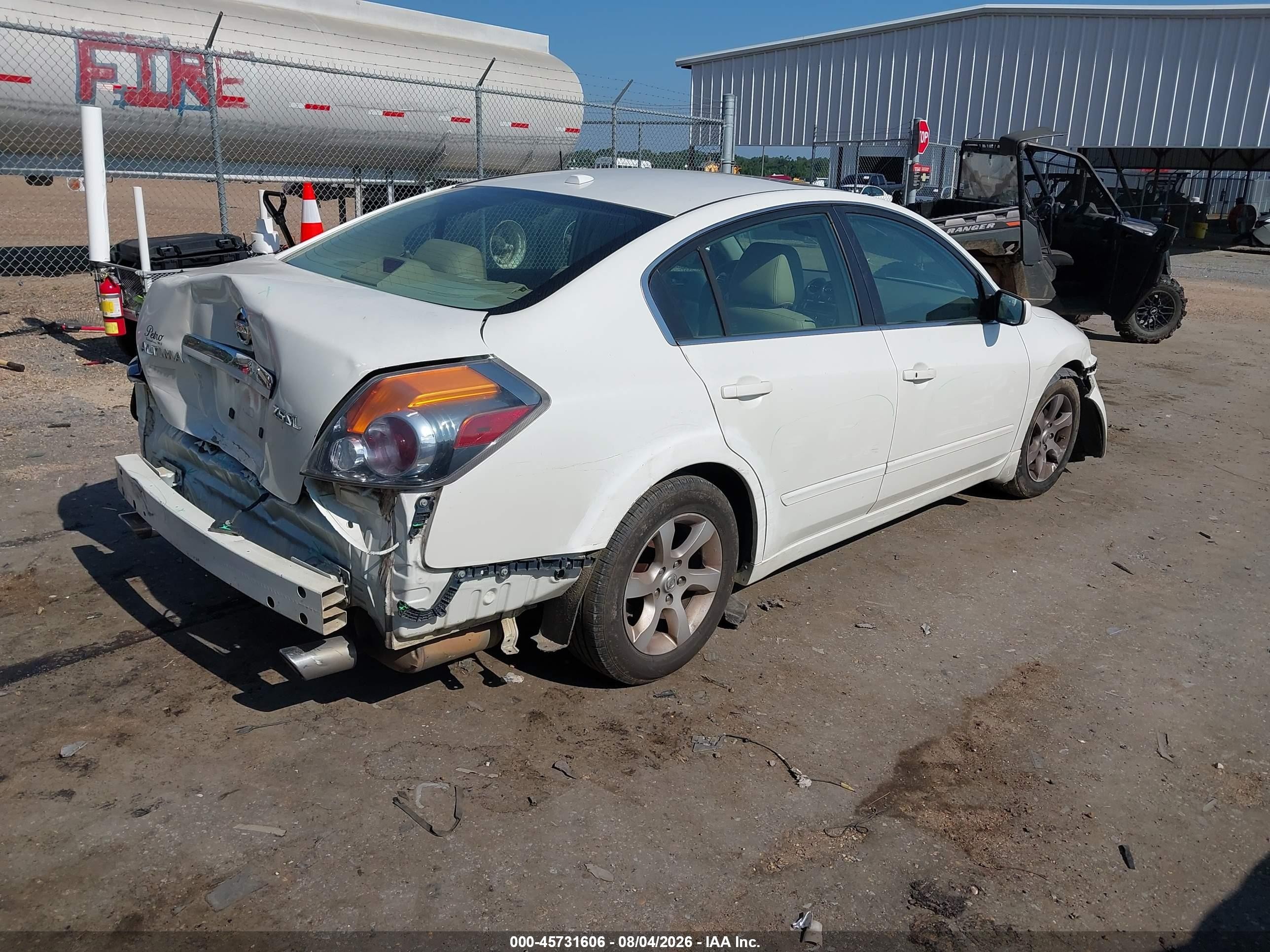 2007 Nissan Altima 2.5 S White vin: 1N4AL21E57N455270
