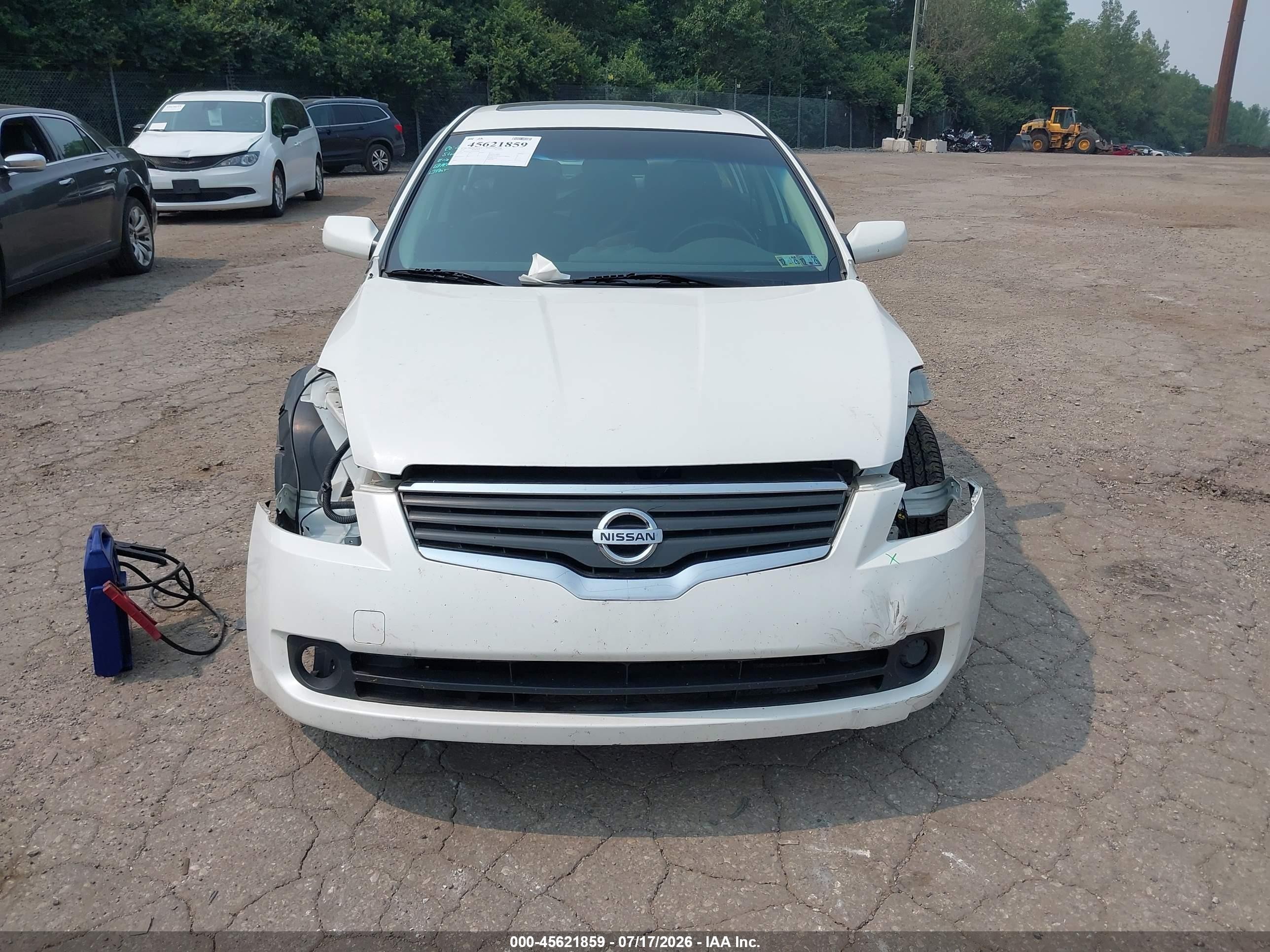 2007 Nissan Altima 2.5 S Белый vin: 1N4AL21E57N473784