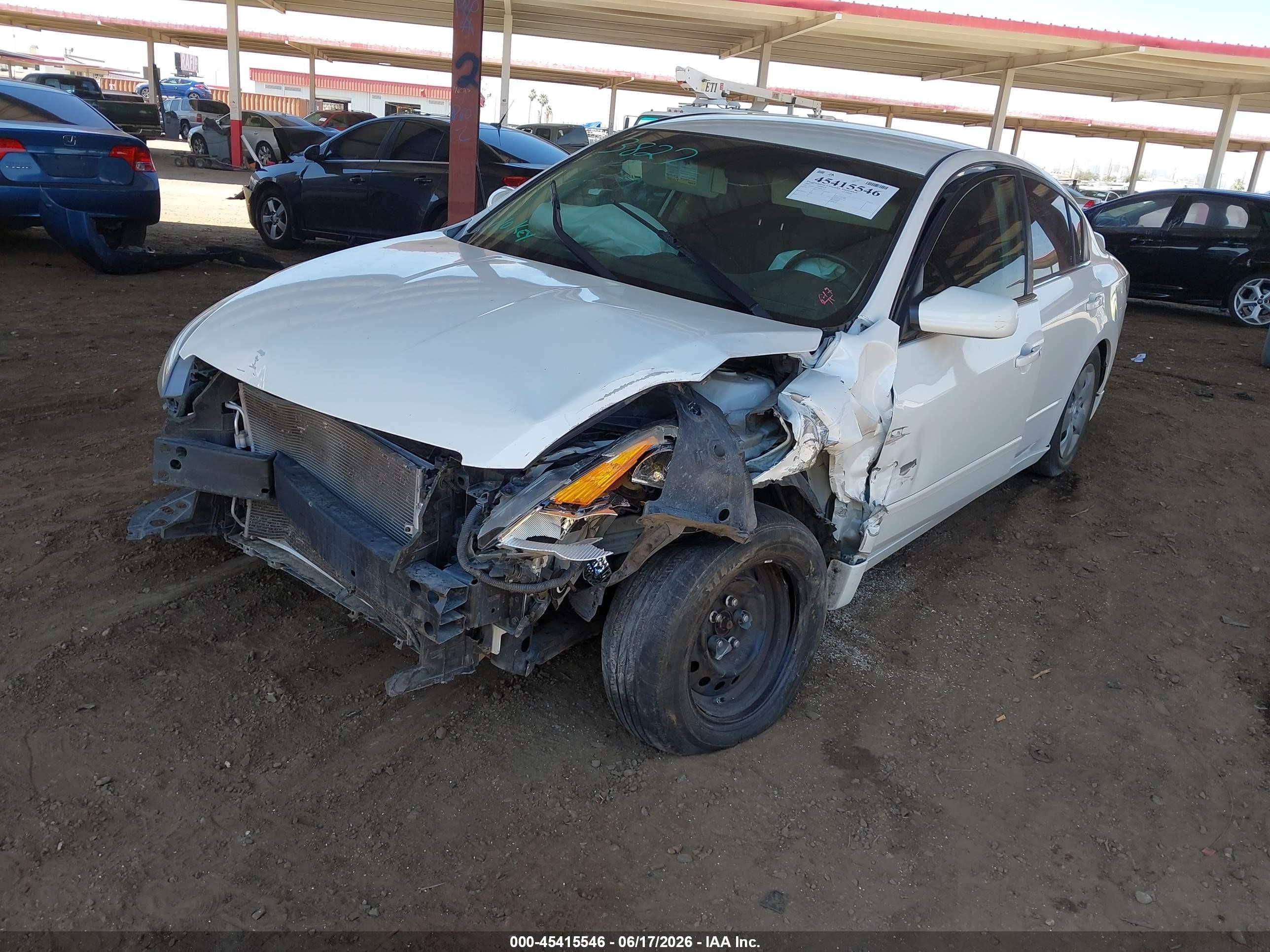 2007 Nissan Altima 2.5 S White vin: 1N4AL21E57N495252