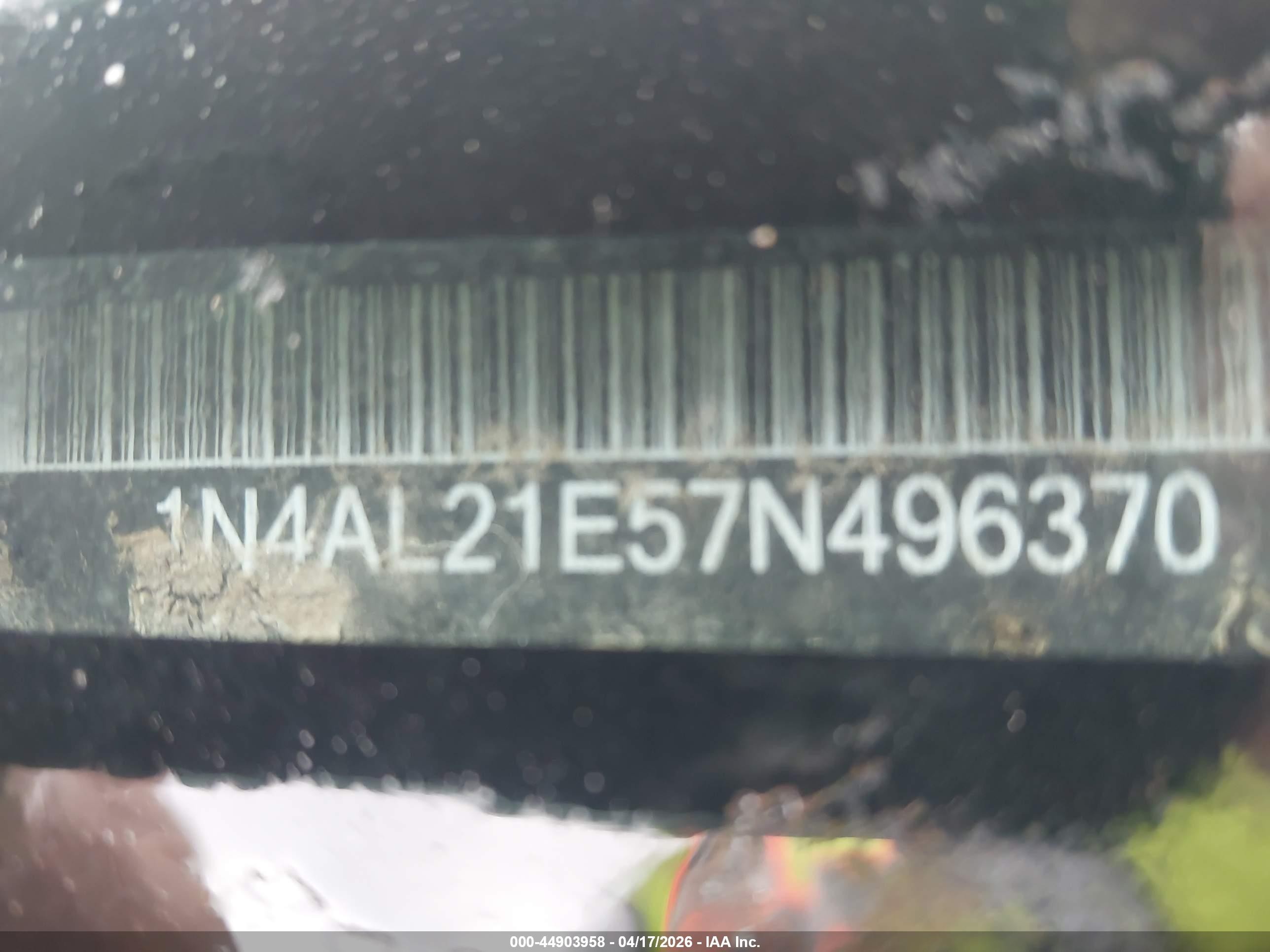 2007 Nissan Altima 2.5 S Золотой vin: 1N4AL21E57N496370