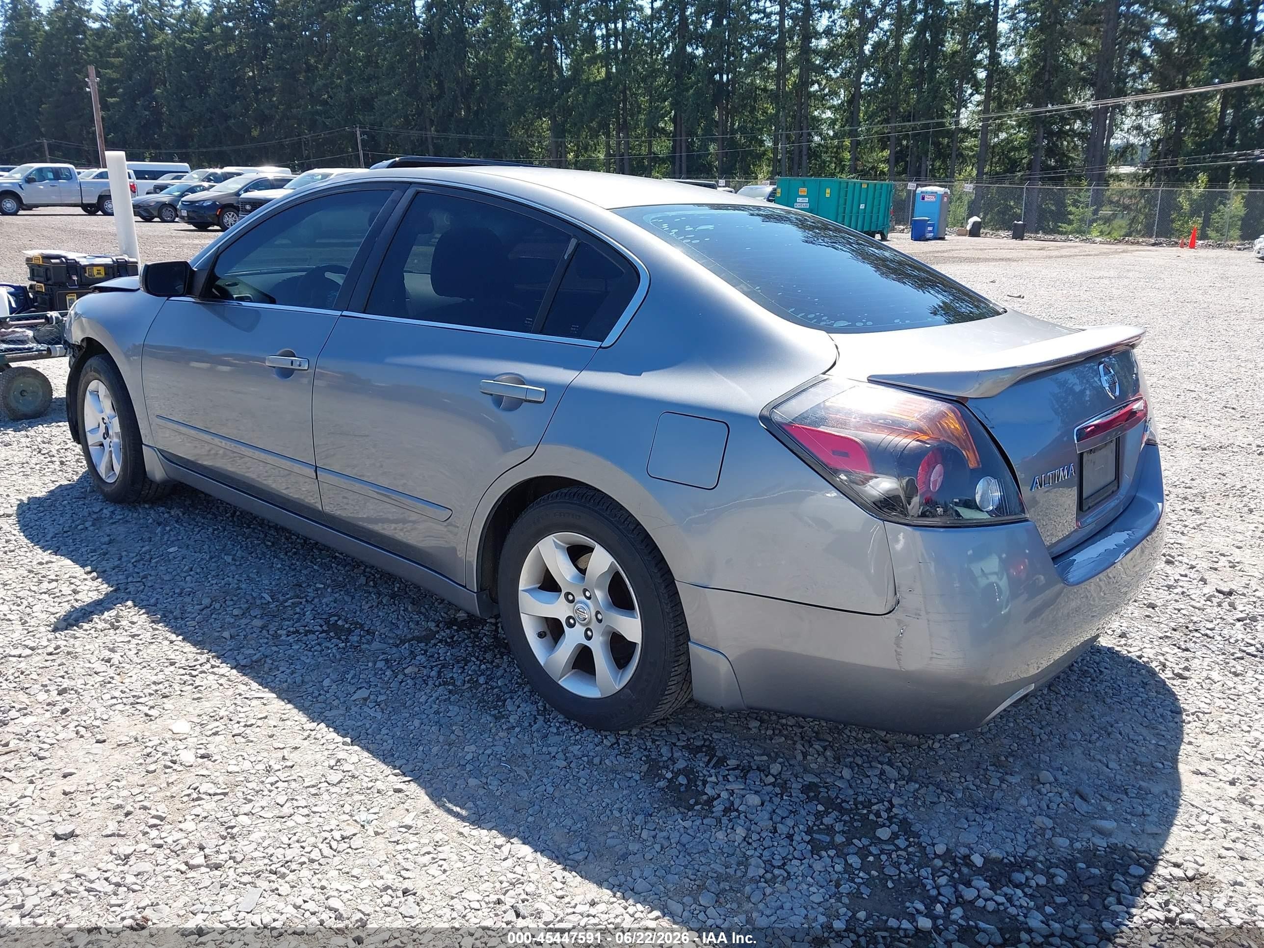 2008 Nissan Altima 2.5 Sl Gray vin: 1N4AL21E58C132835